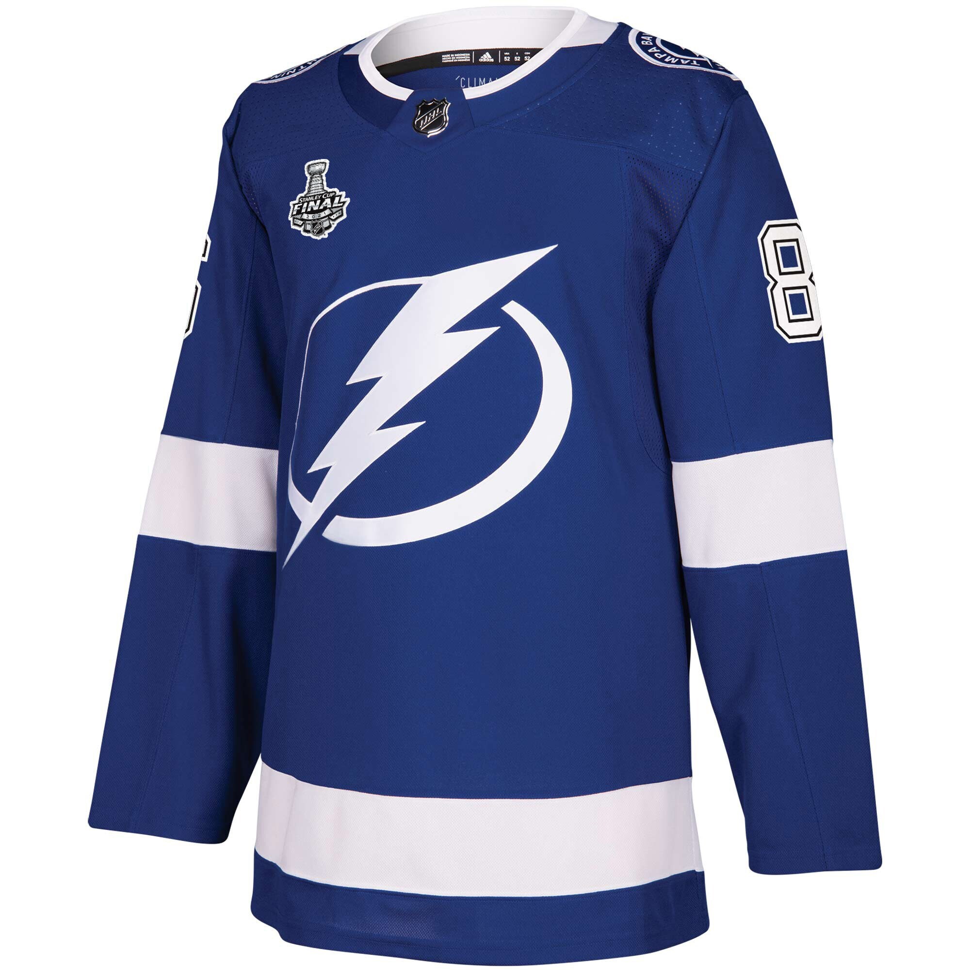 Nikita Kucherov Tampa Bay Lightning adidas 2021 Stanley Cup Final Bound Authentic Patch Player Jersey - Blue - vstockx
