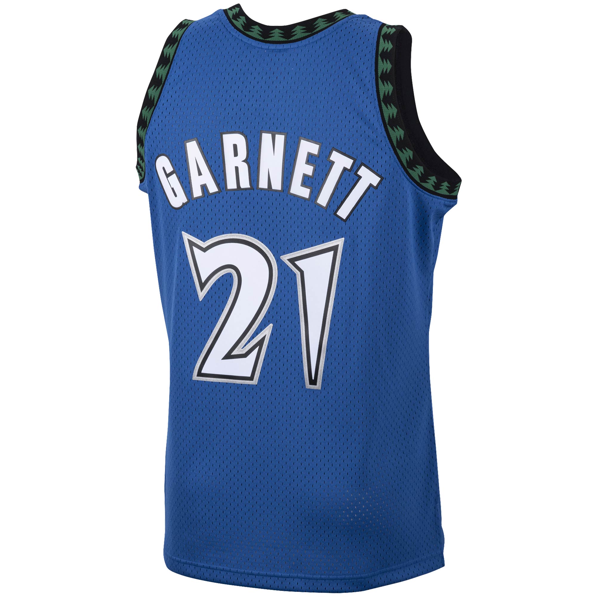 Kevin Garnett Minnesota Timberwolves Mitchell & Ness 2001/02 Hardwood Classics Swingman Jersey - Blue - vstockx