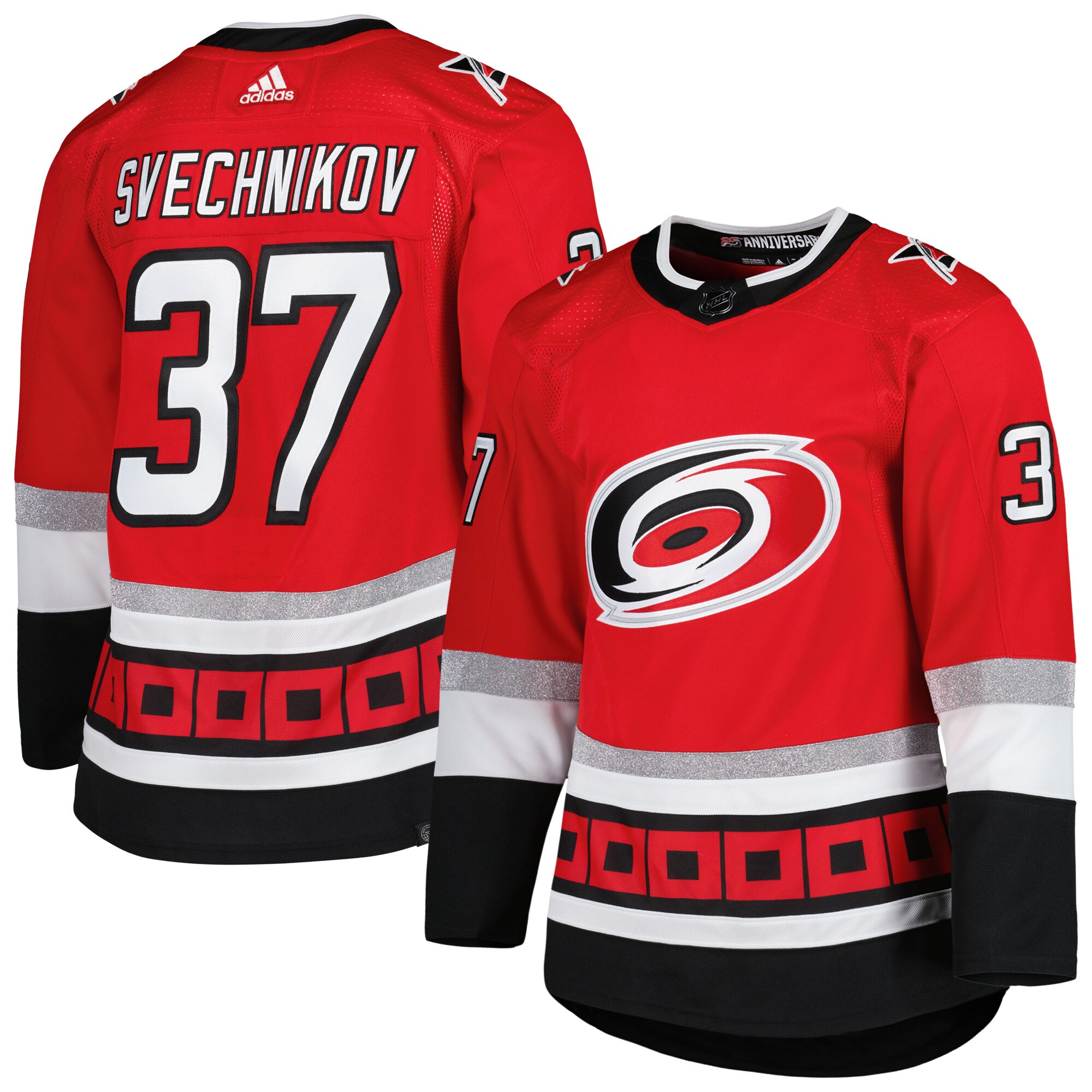 Andrei Svechnikov Carolina Hurricanes adidas Primegreen Authentic Pro Player Jersey - Red - vstockx