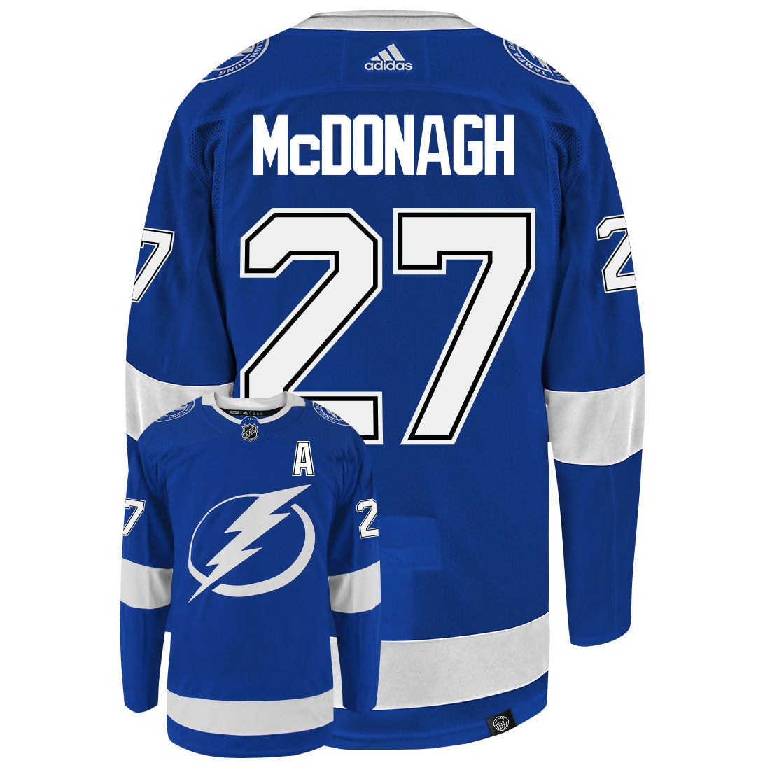 Ryan McDonagh Tampa Bay Lightning Adidas Primegreen Authentic NHL Hockey Jersey - vstockx