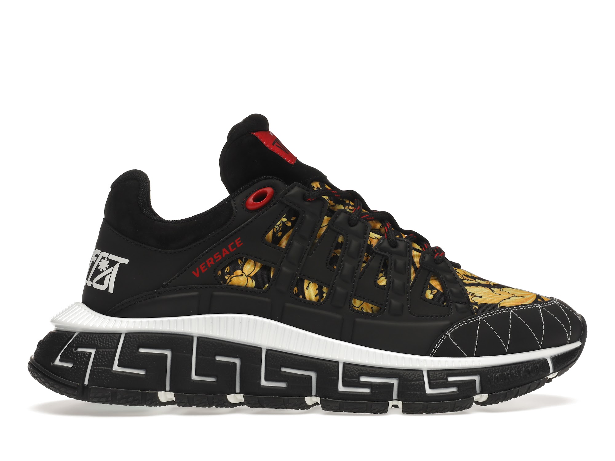 Versace Trigreca Barocco Print Black - vstockx