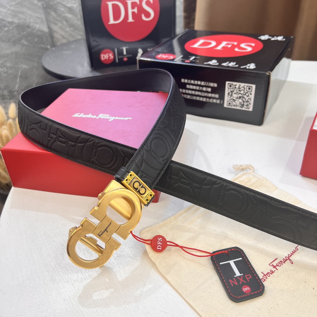 Streetwear Belt Ferragamo 320275 size:3.5cm - vstockx