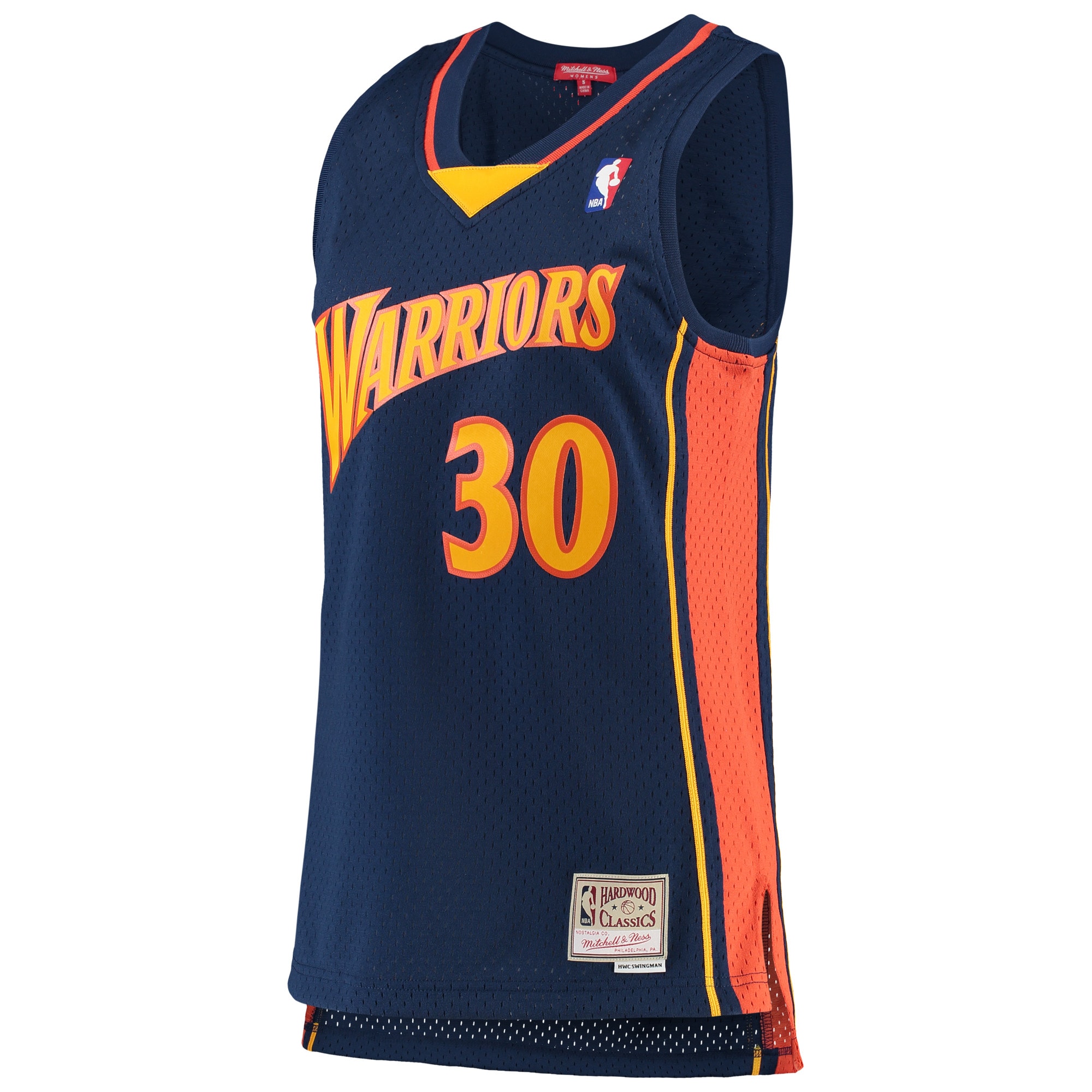 Stephen Curry Golden State Warriors Mitchell & Ness Women's 2009-10 Hardwood Classics Swingman Jersey - Navy - vstockx