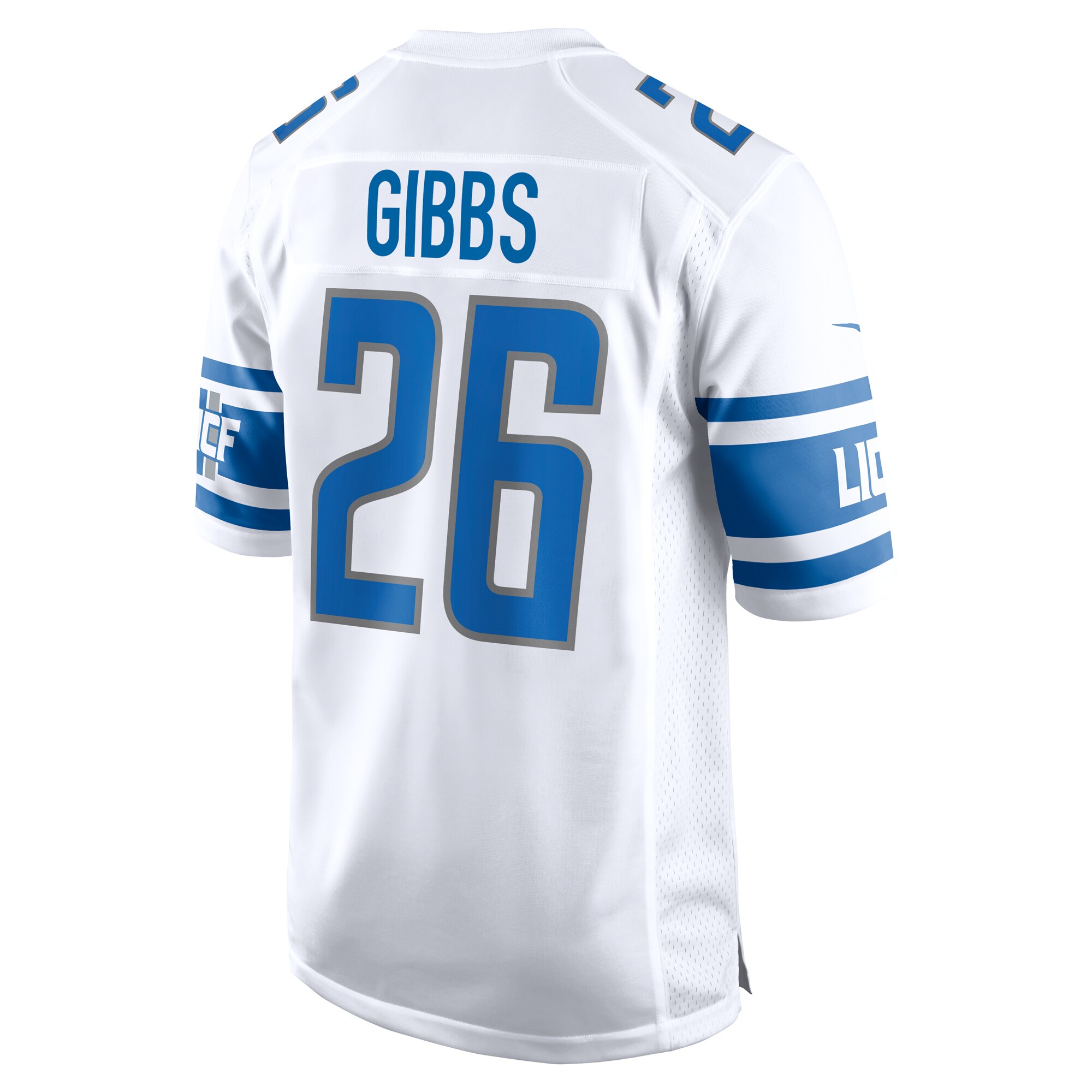 Jahmyr Gibbs Detroit Lions Nike Game Jersey - White - vstockx