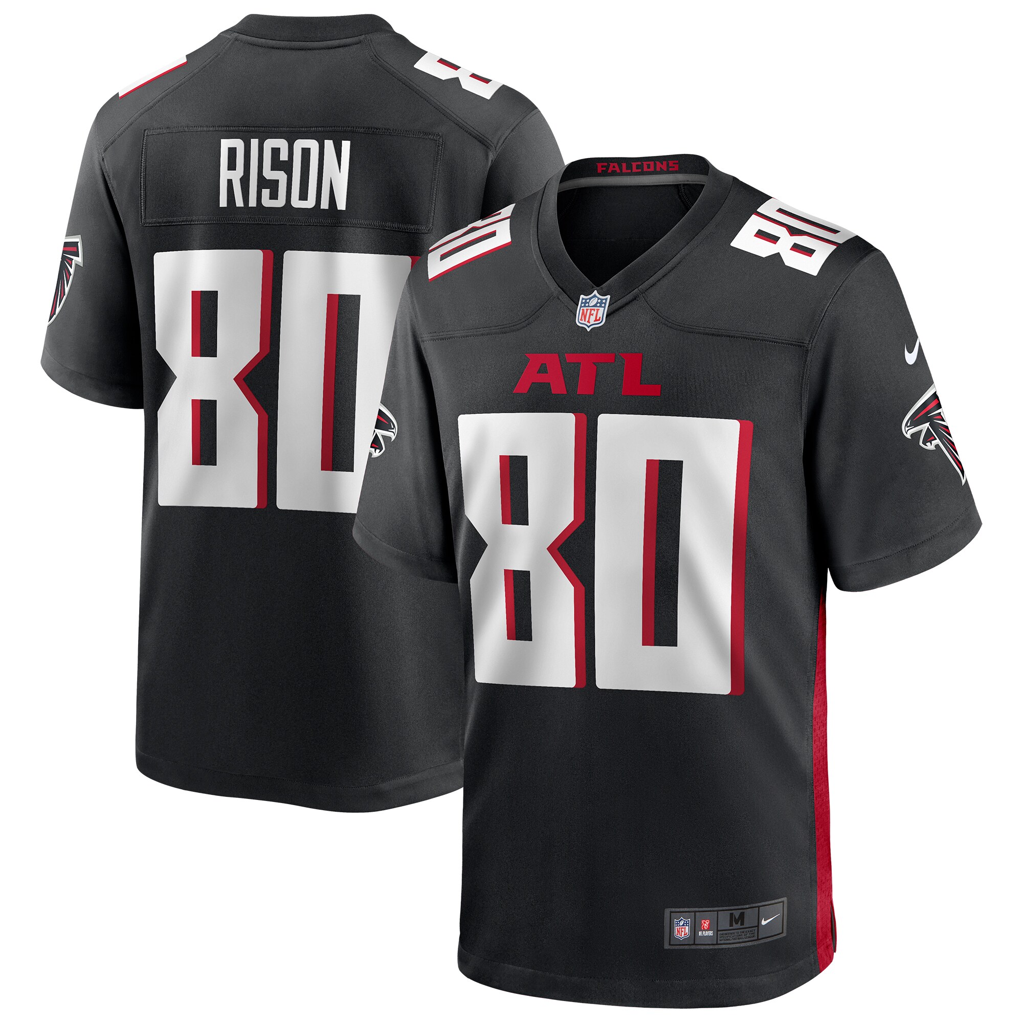 Andre Rison Atlanta Falcons Nike Game Retired Player Jersey - Black - vstockx