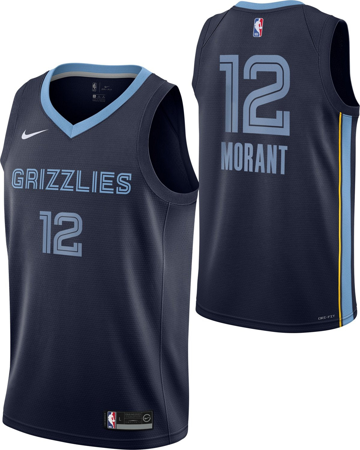 Nike Youth Memphis Grizzlies Ja Morant #12 Swingman Icon Jersey - vstockx