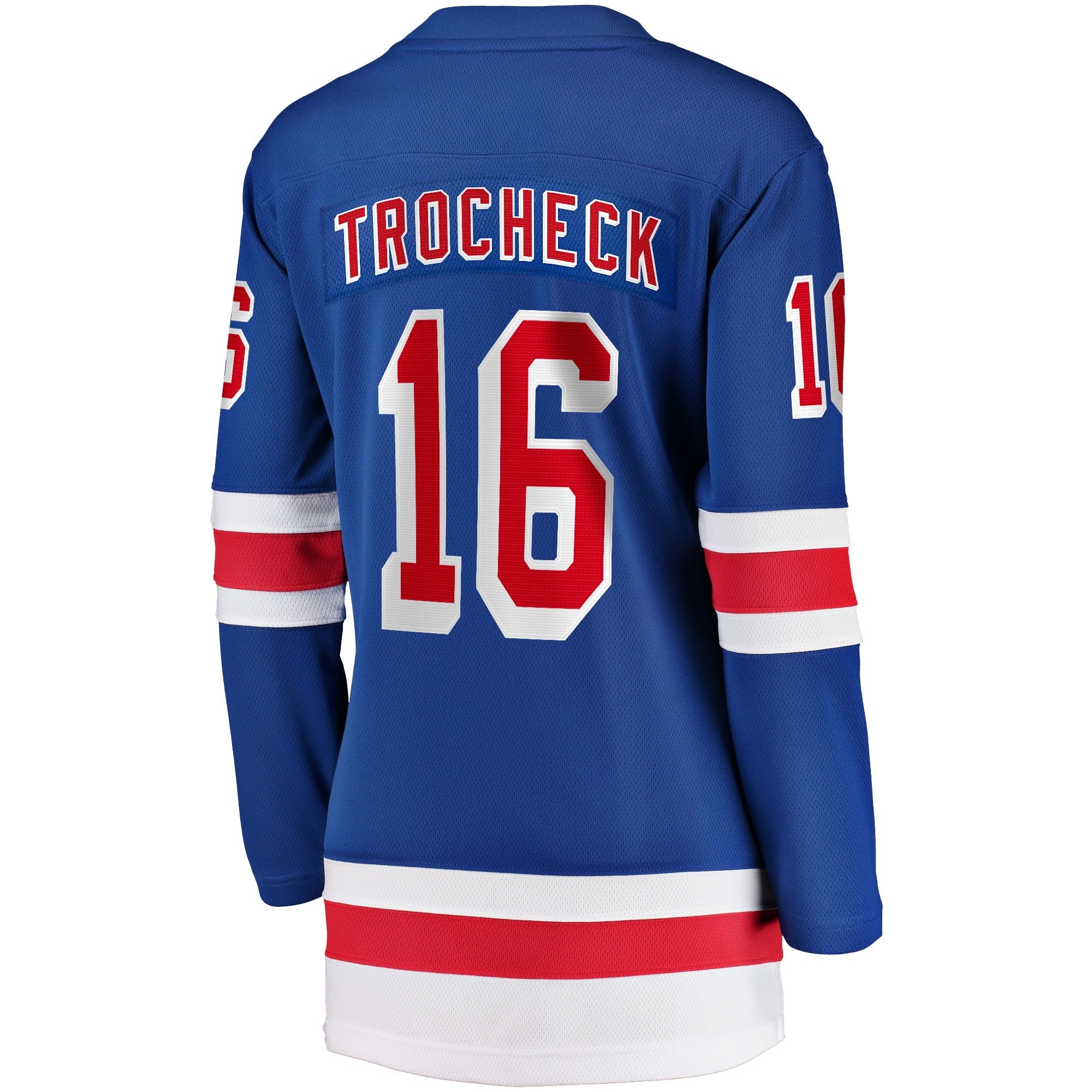 Women's Fanatics Branded Vincent Trocheck Blue New York Rangers Home Breakaway Player Jersey - vstockx