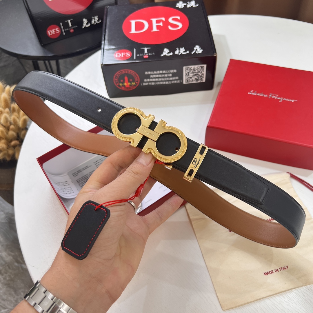 Streetwear Belt Ferragamo 320123 size:3.5cm - vstockx