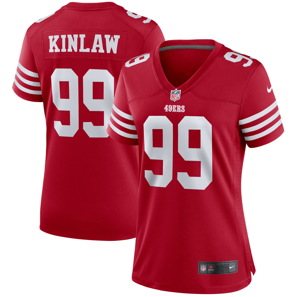 Javon Kinlaw San Francisco 49ers Nike Women's Player Jersey - Scarlet - vstockx