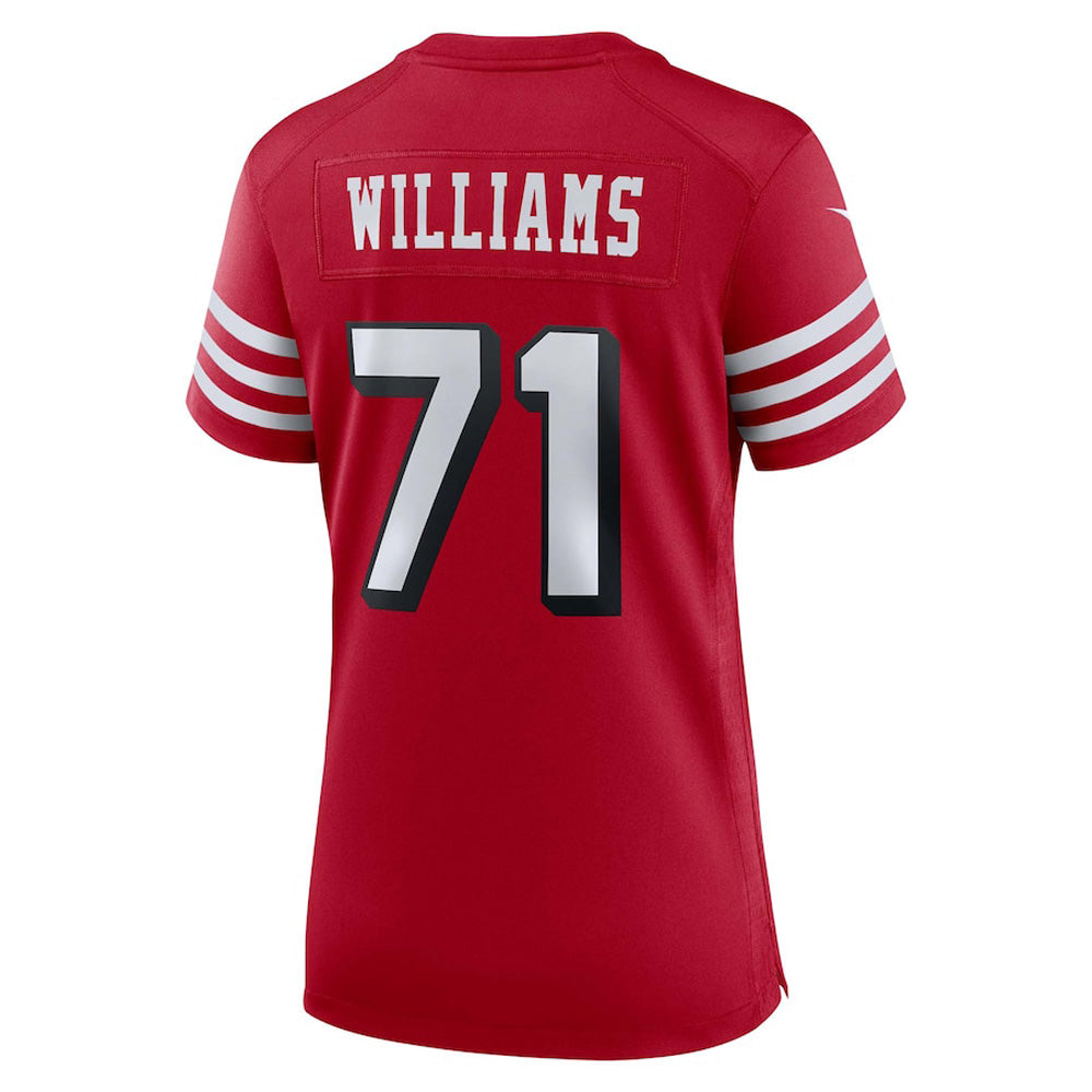 Women's San Francisco 49ers Trent Williams Game Jersey - Scarlet - vstockx