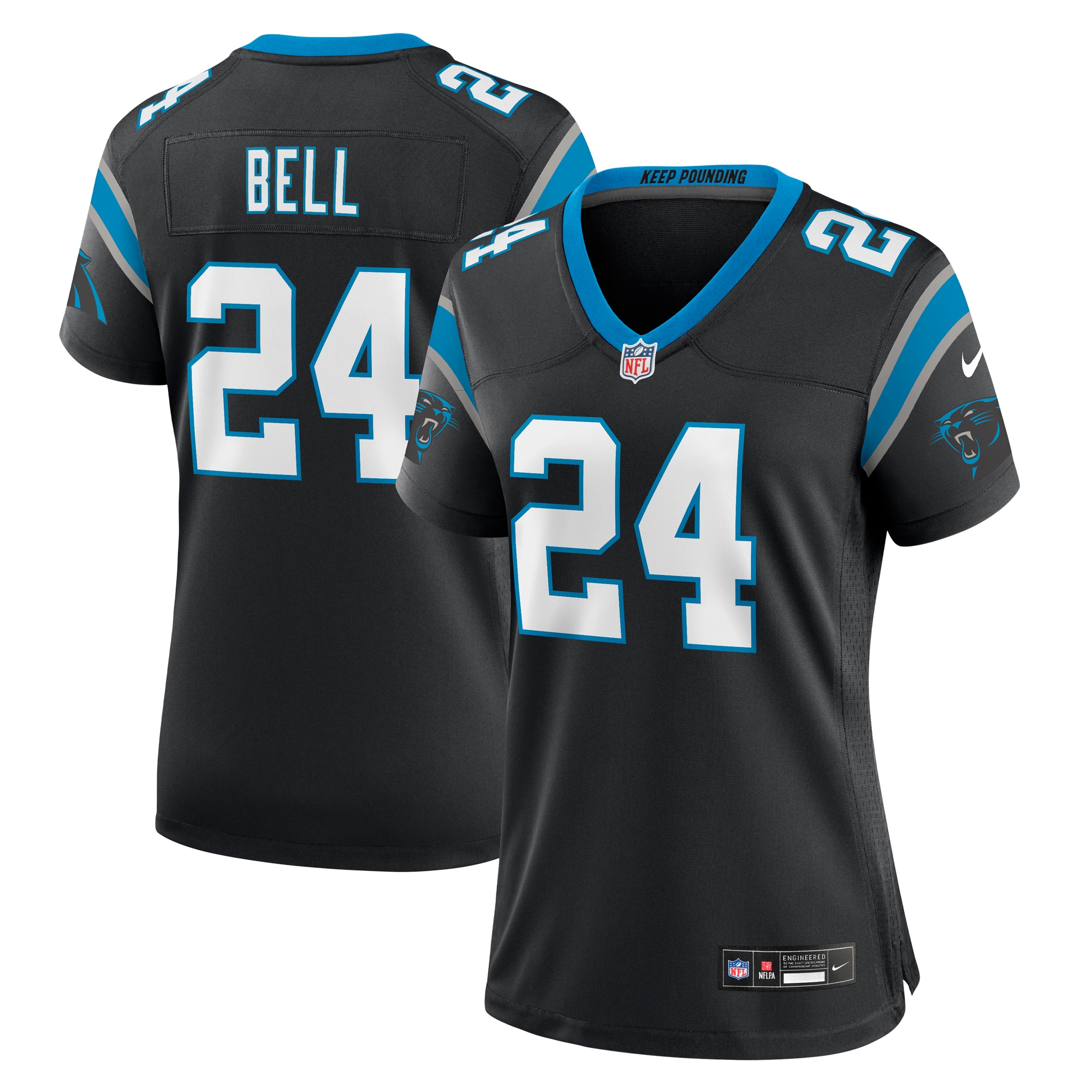 Vonn Bell Carolina Panthers Nike Women's Team Game Jersey - Black - vstockx