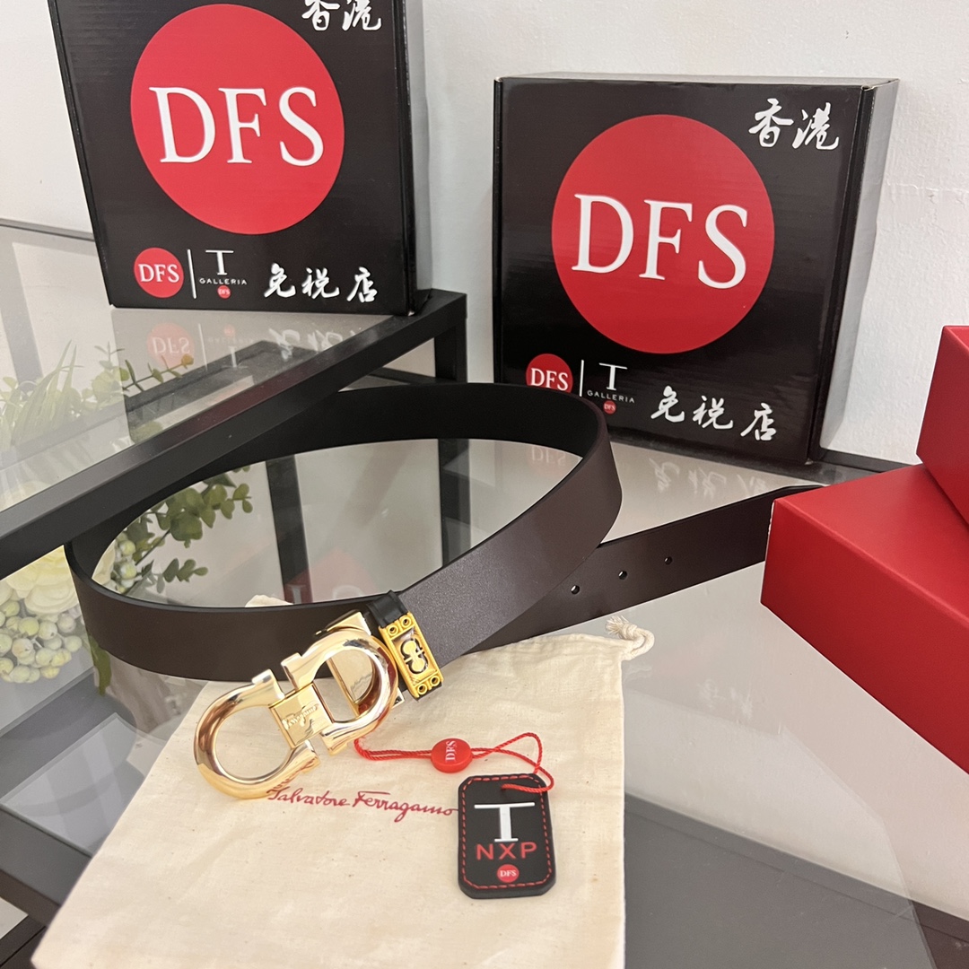 Streetwear Belt Ferragamo 320271 size:3.5cm - vstockx