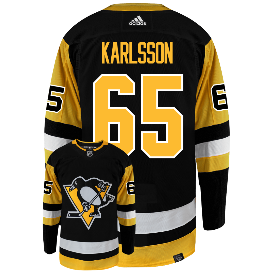 Erik Karlsson Pittsburgh Penguins Adidas Primegreen Authentic NHL Hockey Jersey - vstockx