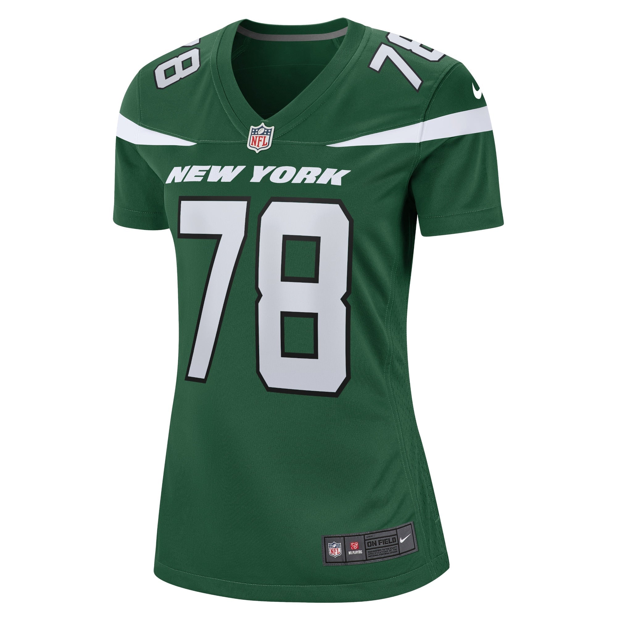 Women's Nike Laken Tomlinson Gotham Green New York Jets Game Jersey - vstockx