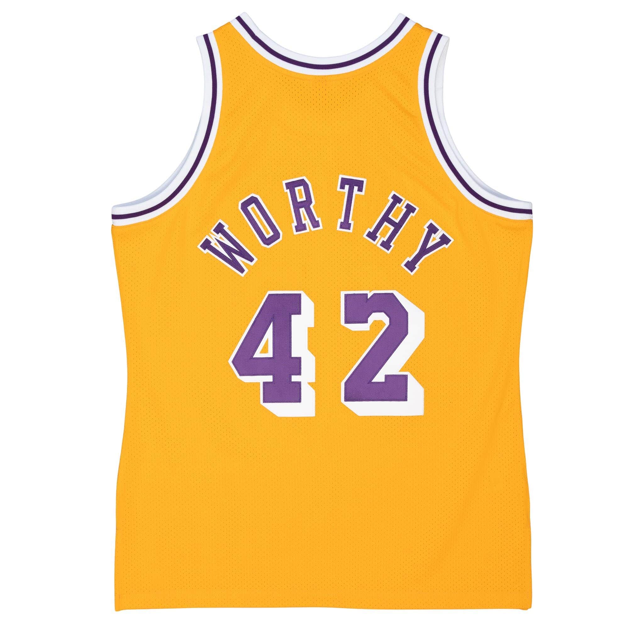 Authentic James Worthy Los Angeles Lakers 1984-85 Jersey - vstockx