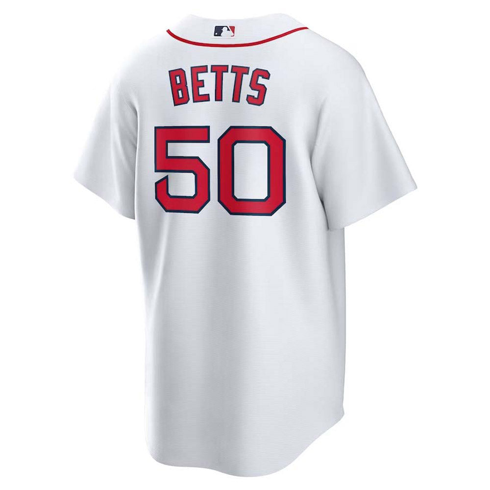 Men's Boston Red Sox Mookie Betts Replica Home Jersey - White - vstockx