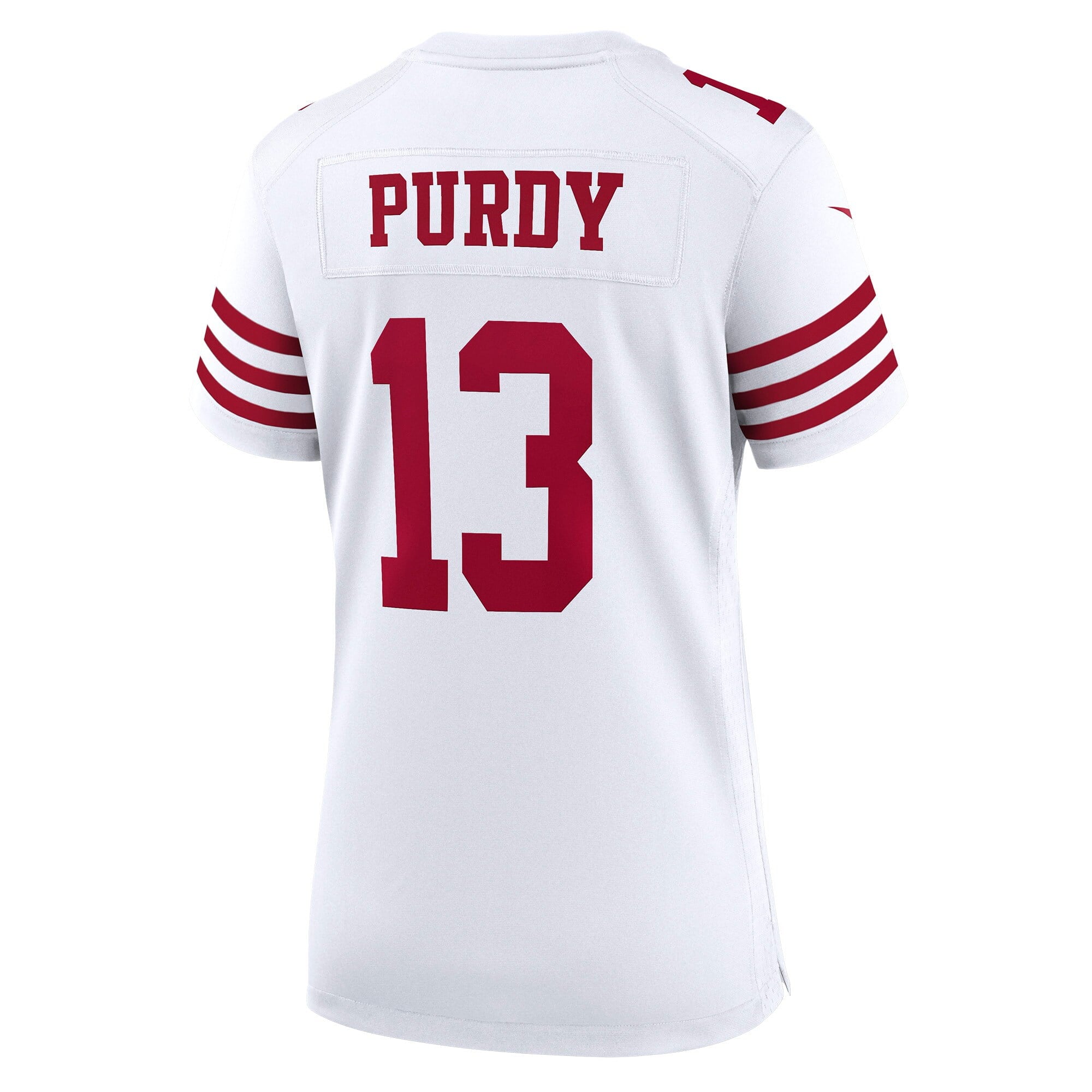 Women's Nike Brock Purdy White San Francisco 49ers Game Player Jersey - vstockx