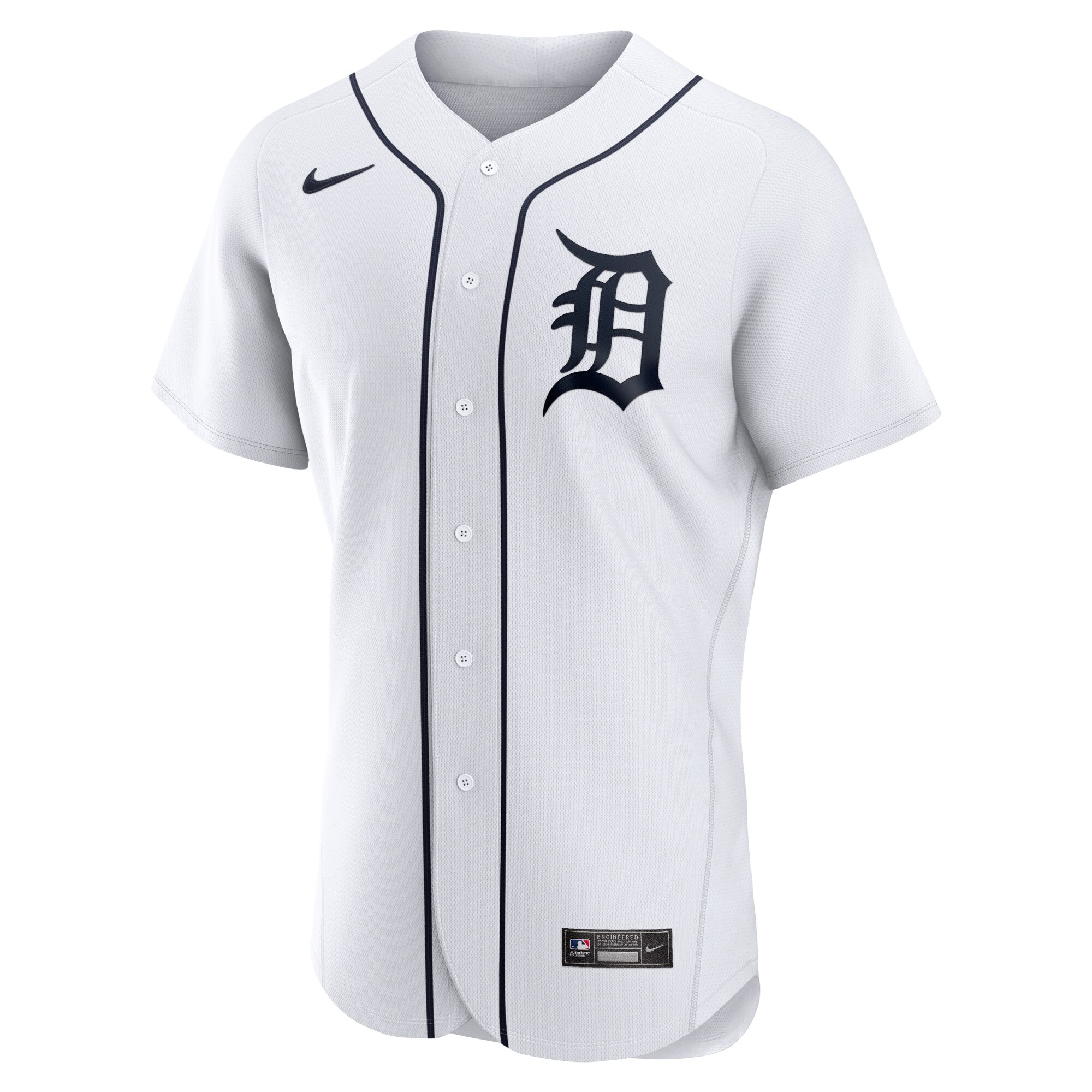 Detroit Tigers Nike Home Logo Authentic Team Jersey - White - vstockx