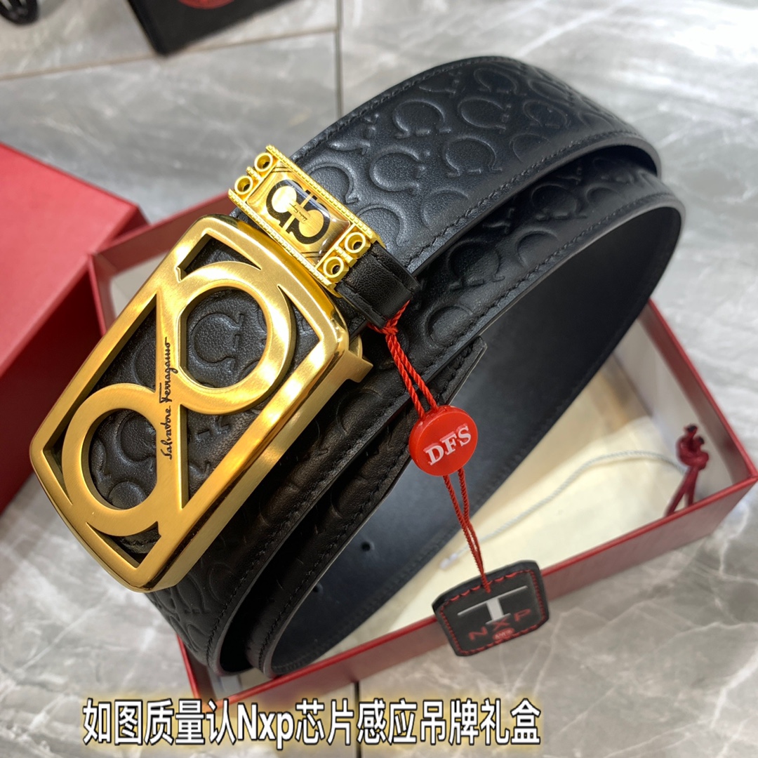 Streetwear Belt Ferragamo 319396 size:3.5cm - vstockx