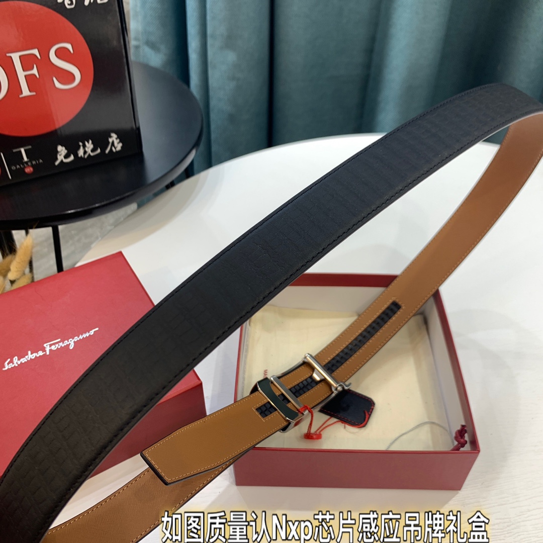Streetwear Belt Ferragamo 319509 size:3.5cm - vstockx