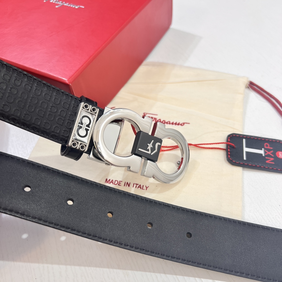 Streetwear Belt Ferragamo 319606 size:3.5cm - vstockx