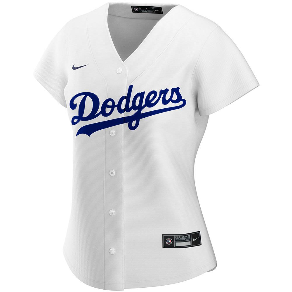 Womens Los Angeles Dodgers Cody Bellinger Cool Base Replica Jersey White - vstockx