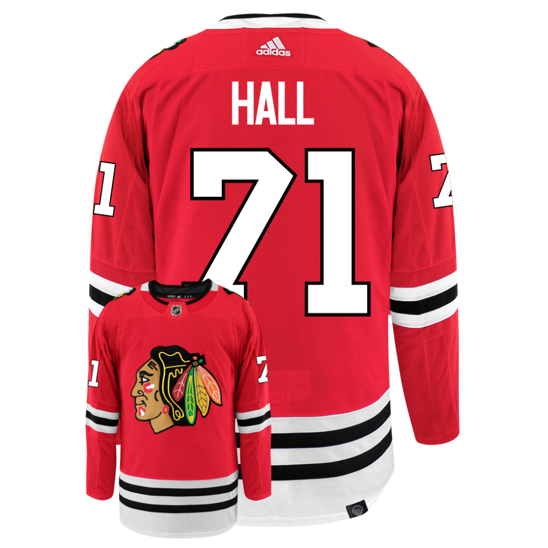 Taylor Hall Chicago Blackhawks Adidas Primegreen Authentic NHL Hockey Jersey - vstockx