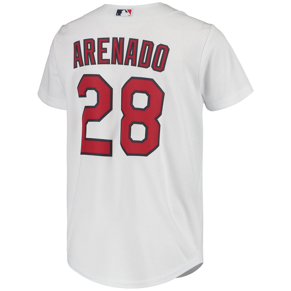 Youth St. Louis Cardinals Nolan Arenado Home Player Jersey - White - vstockx