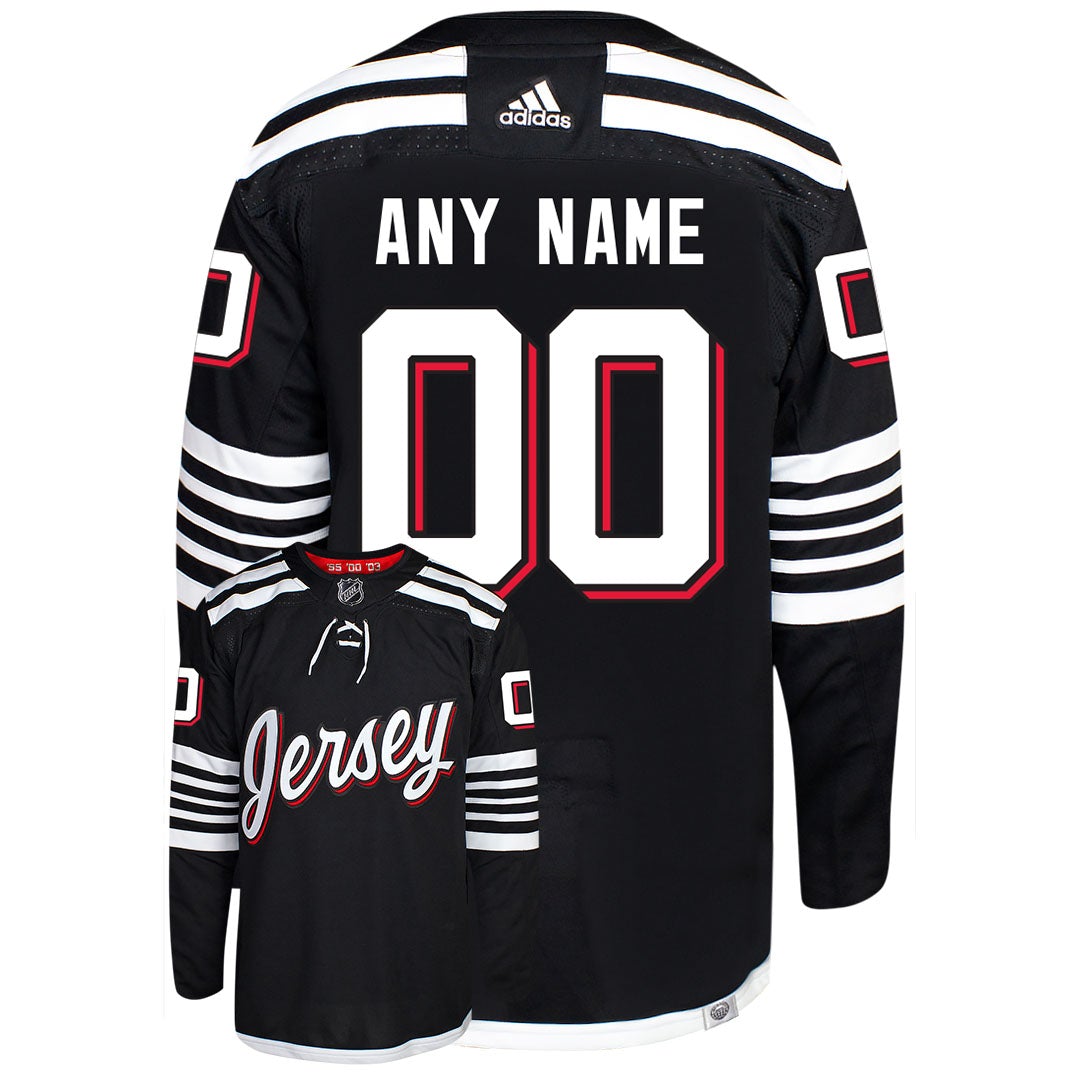 Customizable New Jersey Devils Adidas Primegreen Authentic NHL Hockey Jersey - vstockx