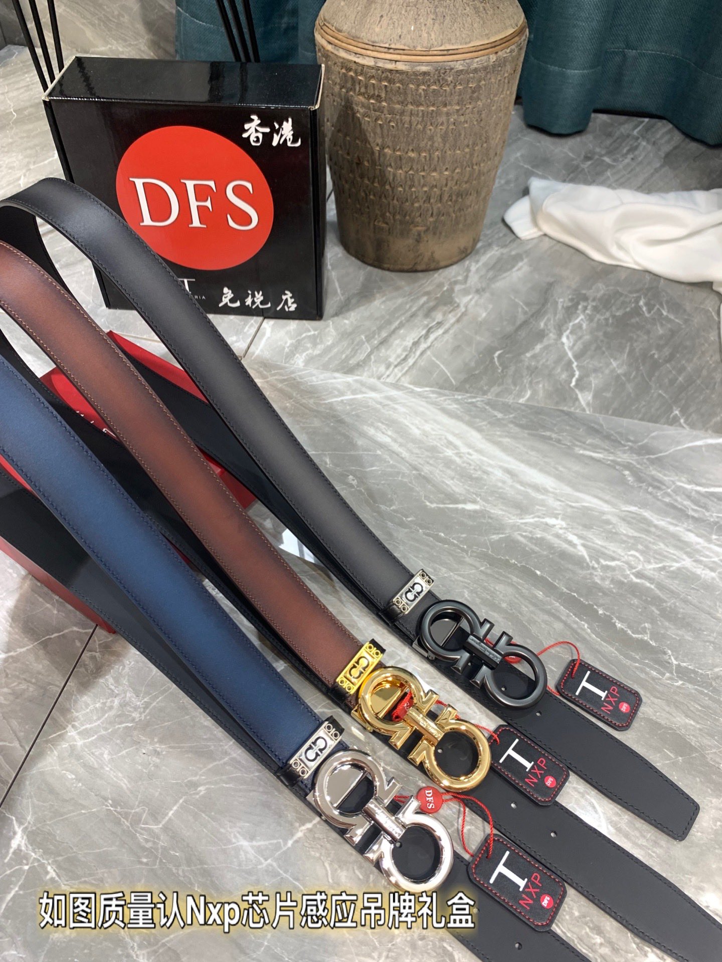 Streetwear Belt Ferragamo 319300 size:3.5cm - vstockx
