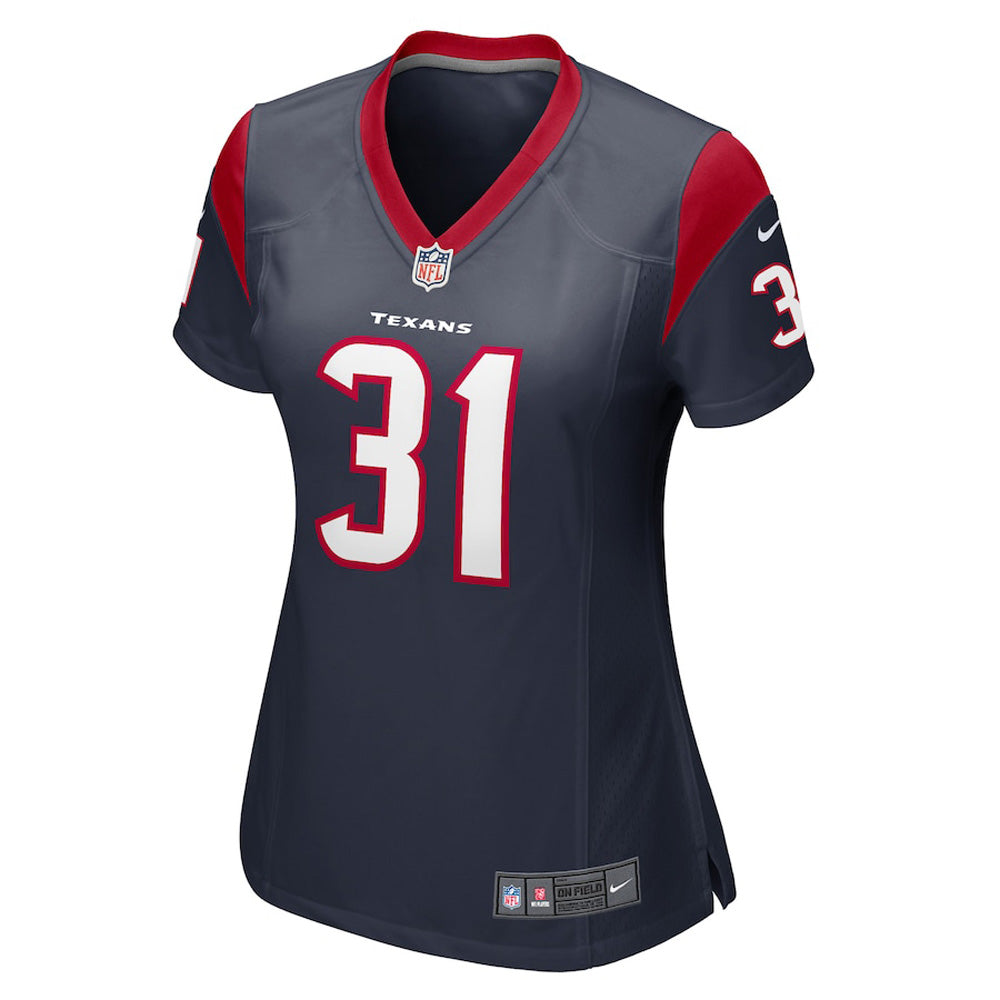 Women's Houston Texans Dameon Pierce Game Jersey - Navy - vstockx