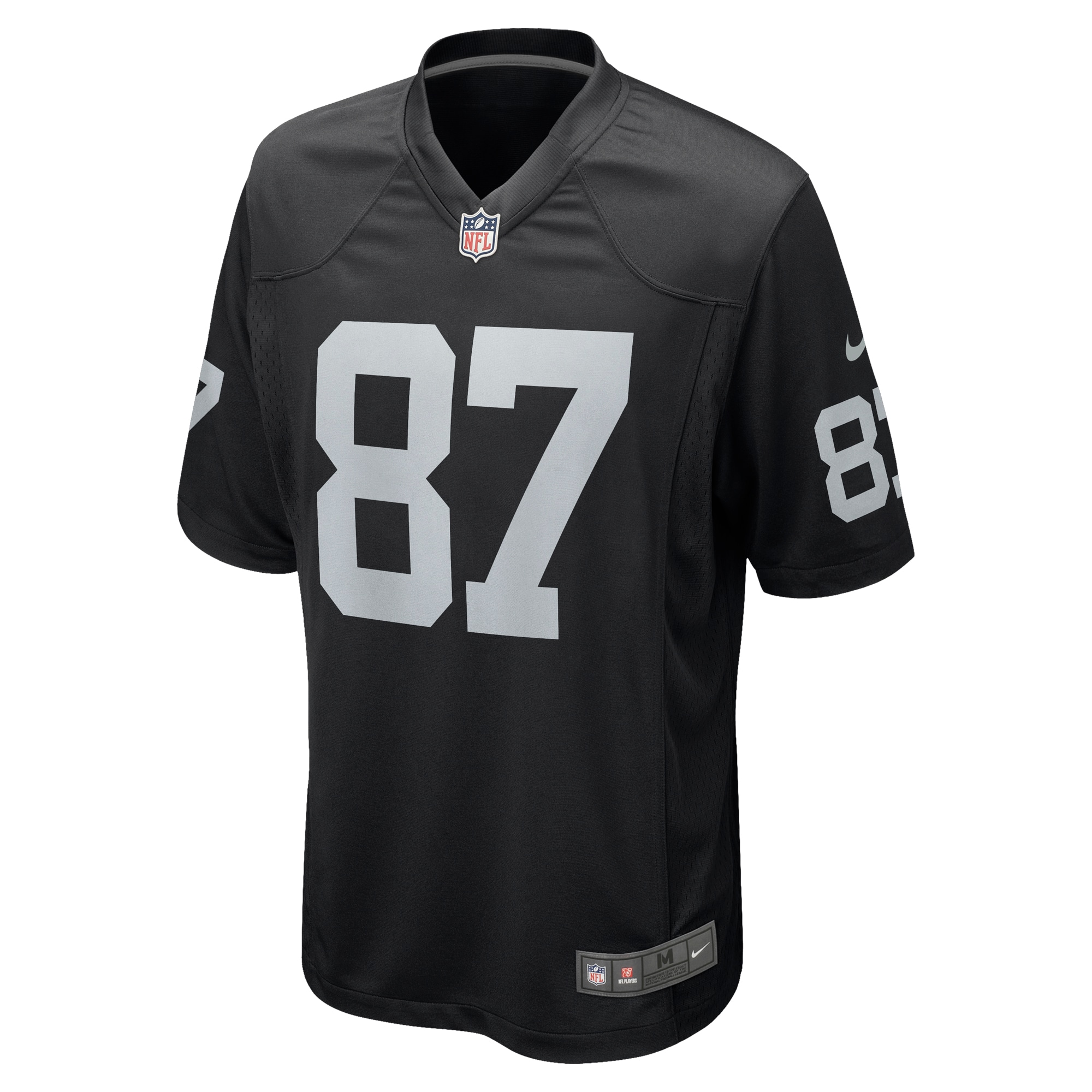 Michael Mayer Las Vegas Raiders Nike 2023 NFL Draft Pick Game Jersey - Black - vstockx
