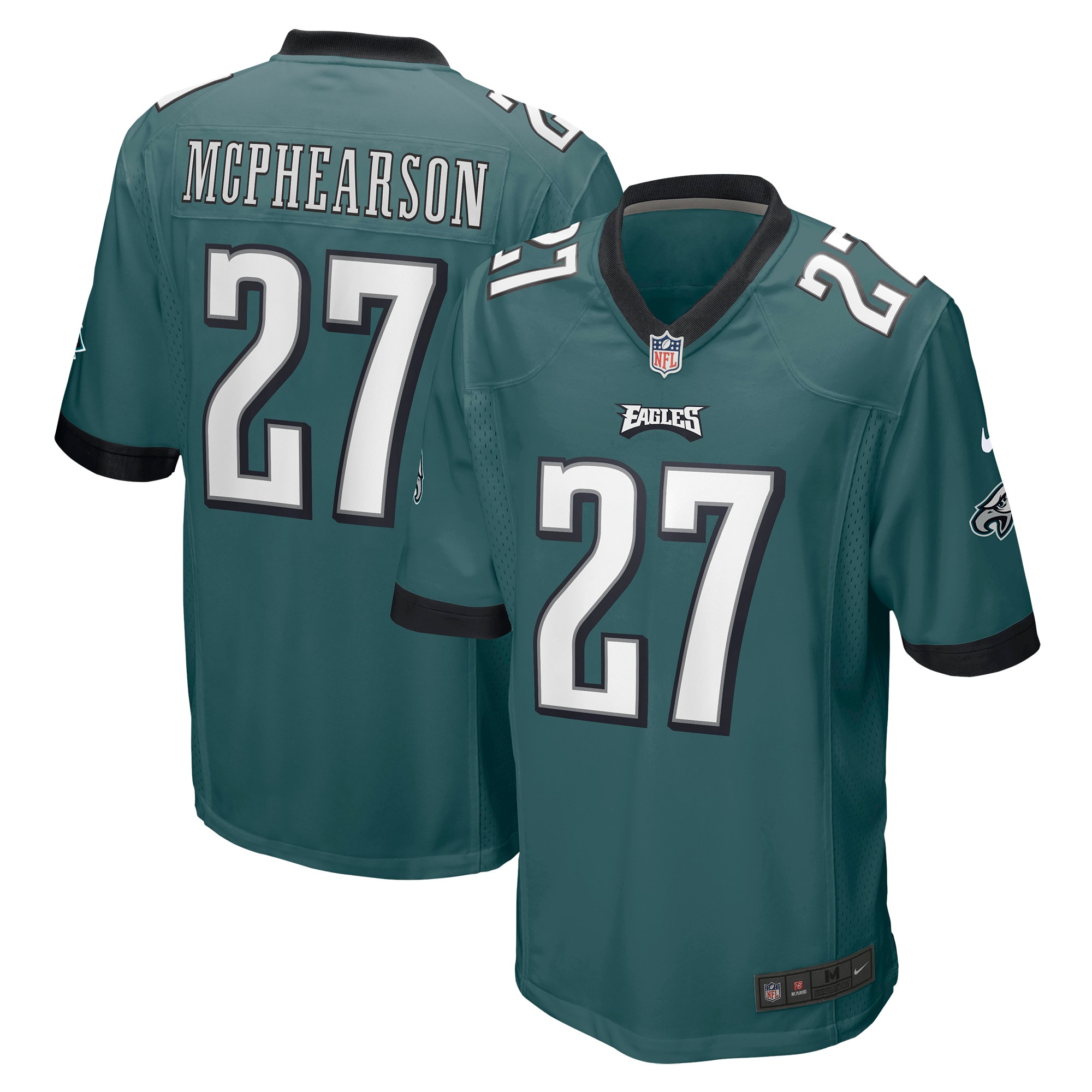 Zech McPhearson Philadelphia Eagles Nike Game Jersey - Midnight Green - vstockx