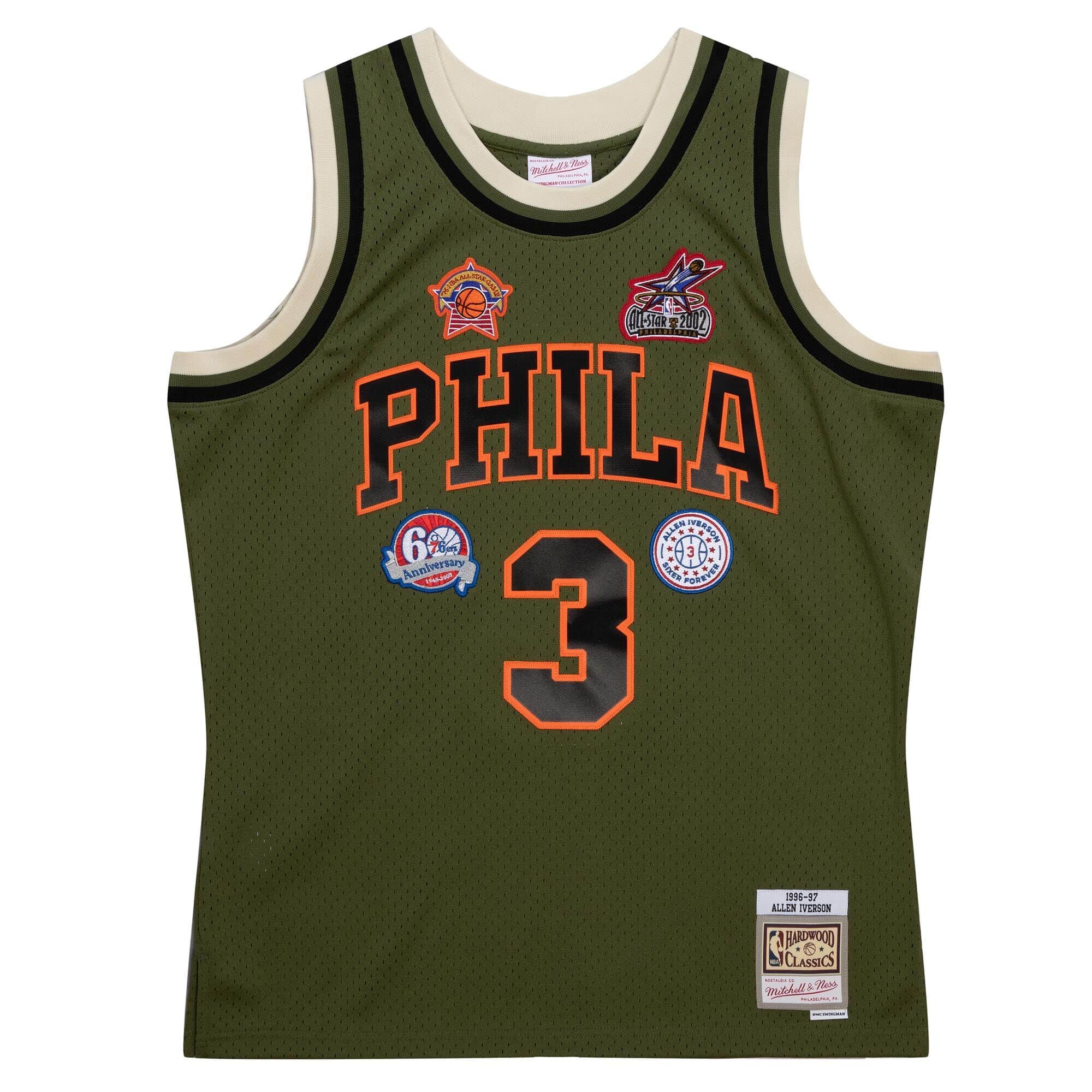 Flight Swingman Allen Iverson Philadelphia 76ers 1996-97 Jersey - vstockx