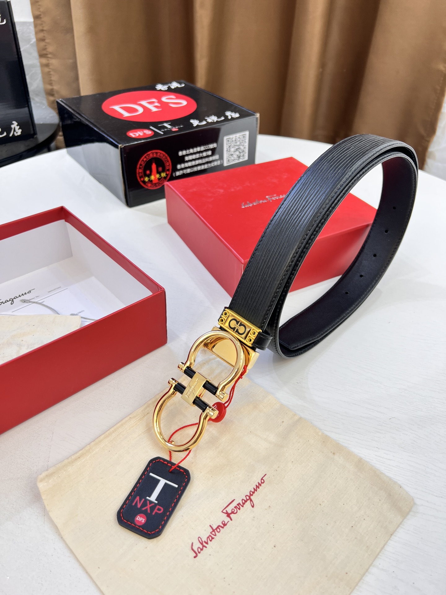 Streetwear Belt Ferragamo 320367 size:3.5cm - vstockx