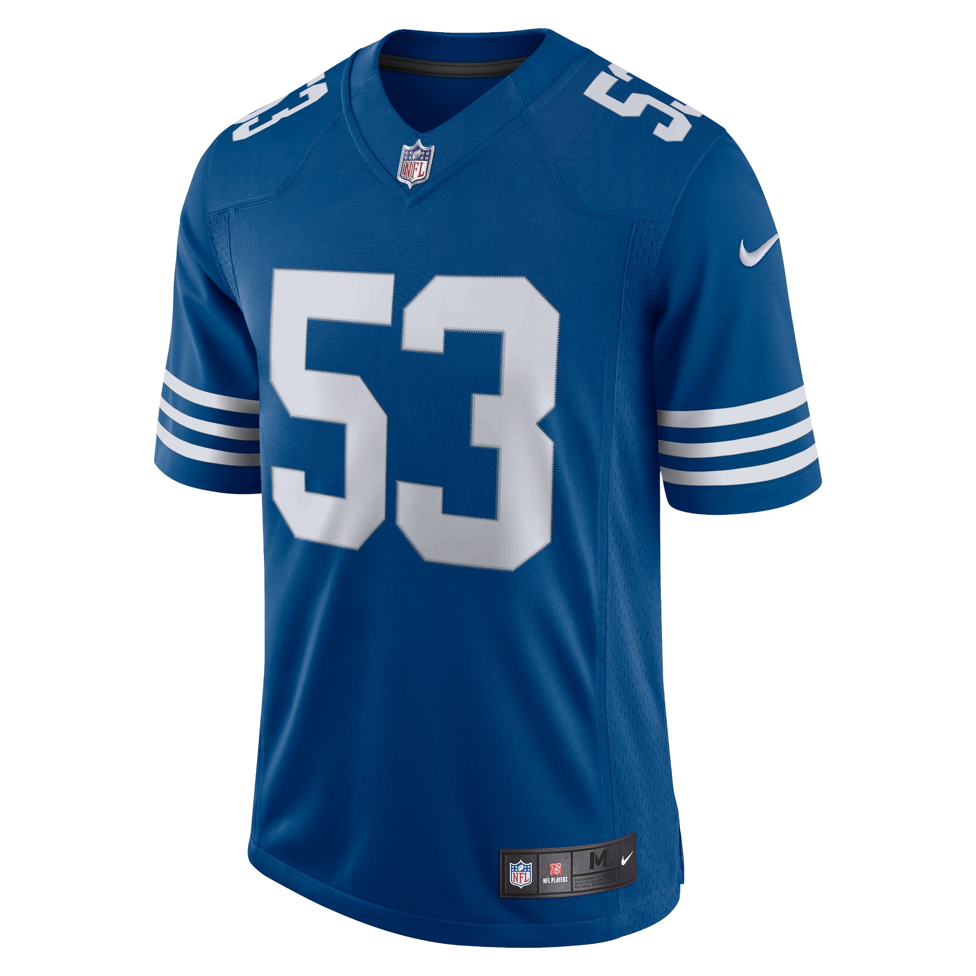 Men's Nike Darius Leonard Royal Indianapolis Colts Alternate Vapor Limited Jersey - vstockx
