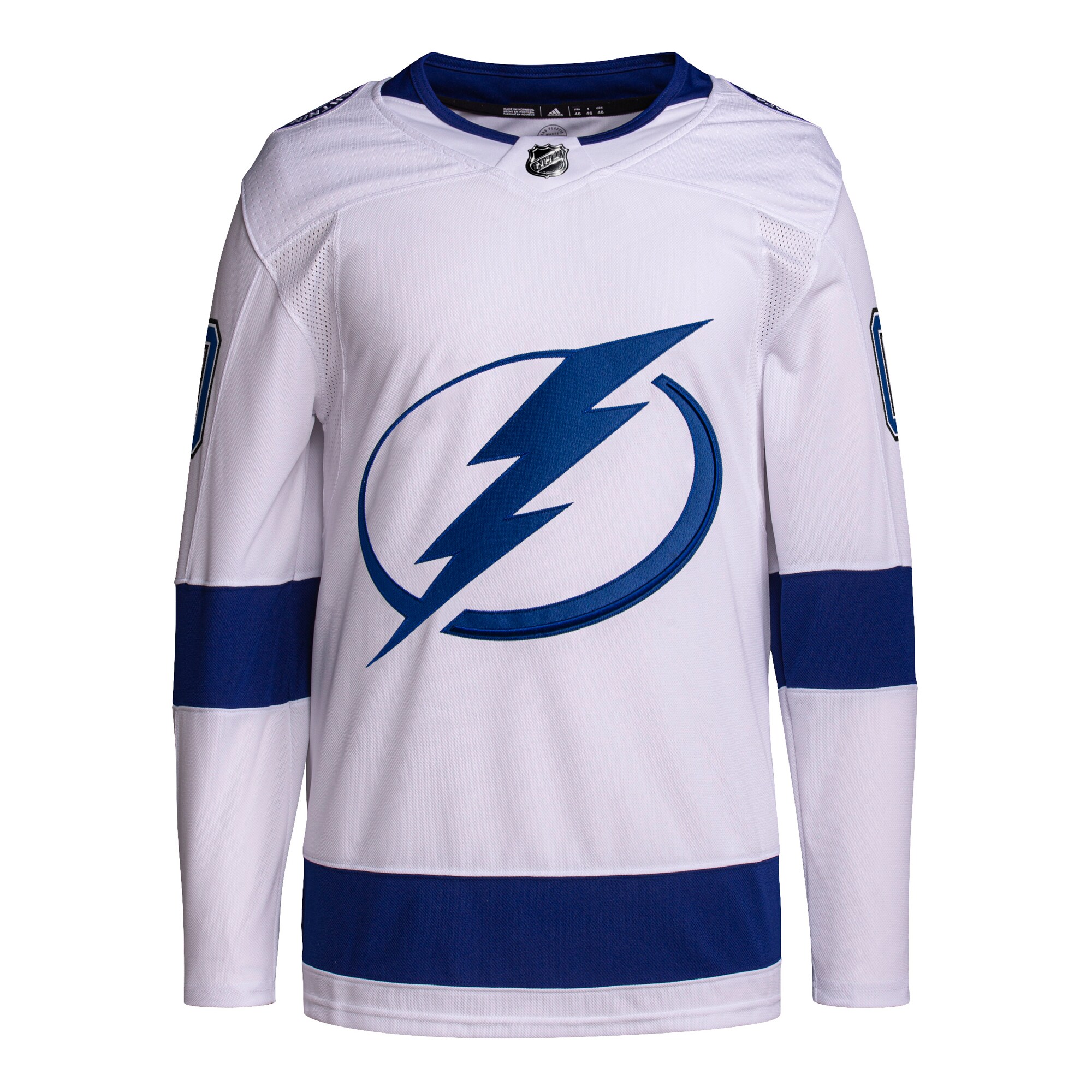 Tampa Bay Lightning adidas Away Custom Primegreen Authentic Pro Jersey White - vstockx