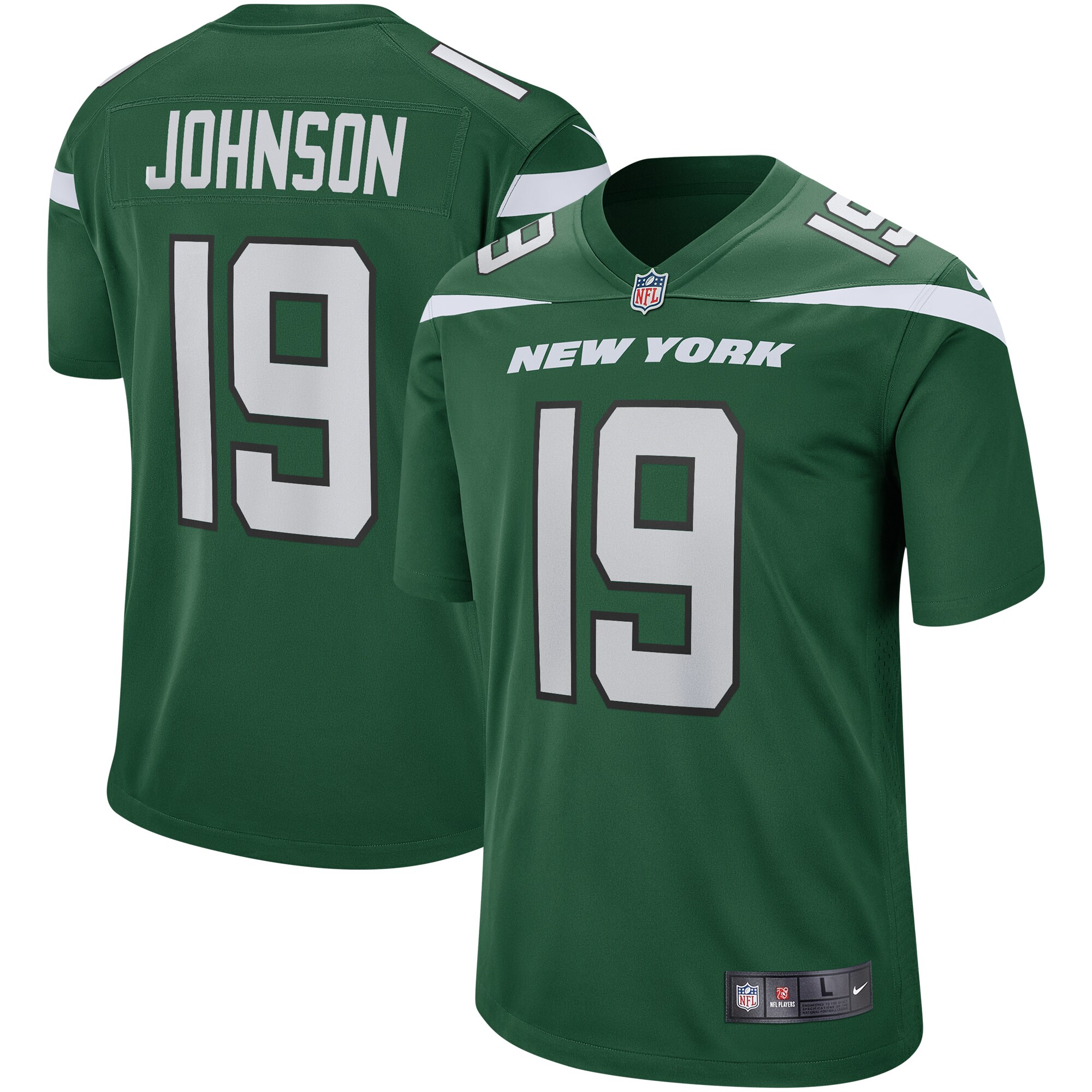 Keyshawn Johnson New York Jets Nike Game Retired Player Jersey - Gotham Green - vstockx