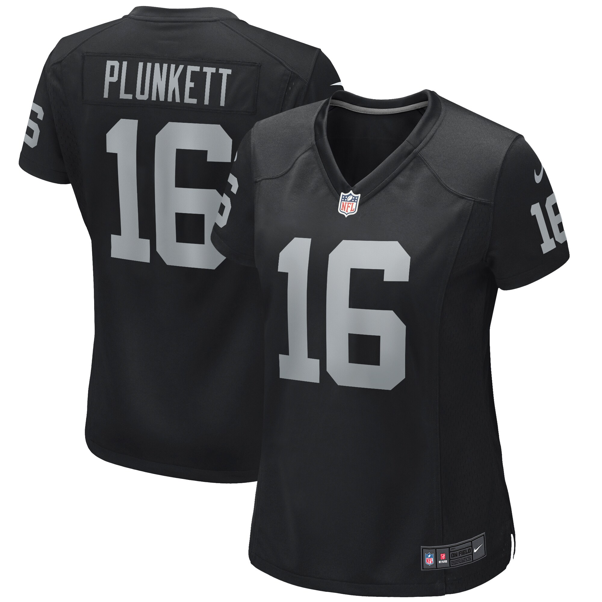 Jim Plunkett Las Vegas Raiders Nike Women's Game Retired Player Jersey - Black - vstockx