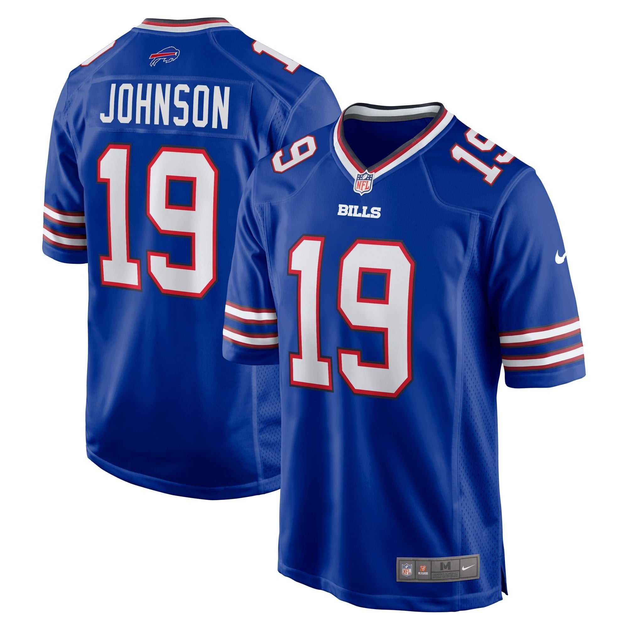Men's Nike KeeSean Johnson Royal Buffalo Bills Home Game Player Jersey - vstockx