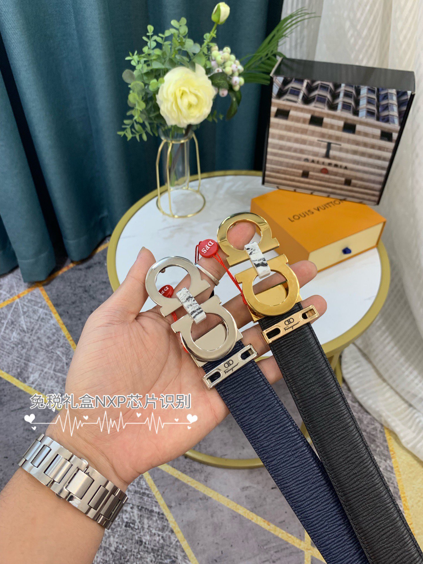 Streetwear Belt Ferragamo 319158 size:3.5cm - vstockx