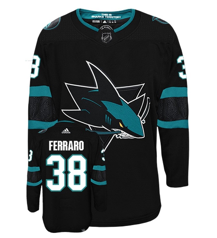 Mario Ferraro San Jose Sharks Adidas Primegreen Authentic NHL Hockey Jersey - vstockx
