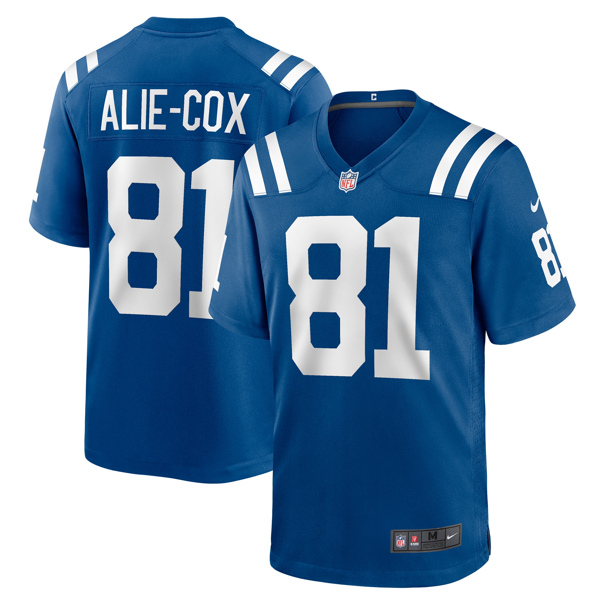 Mo Alie-Cox Indianapolis Colts Nike Team Game Jersey - Royal - vstockx