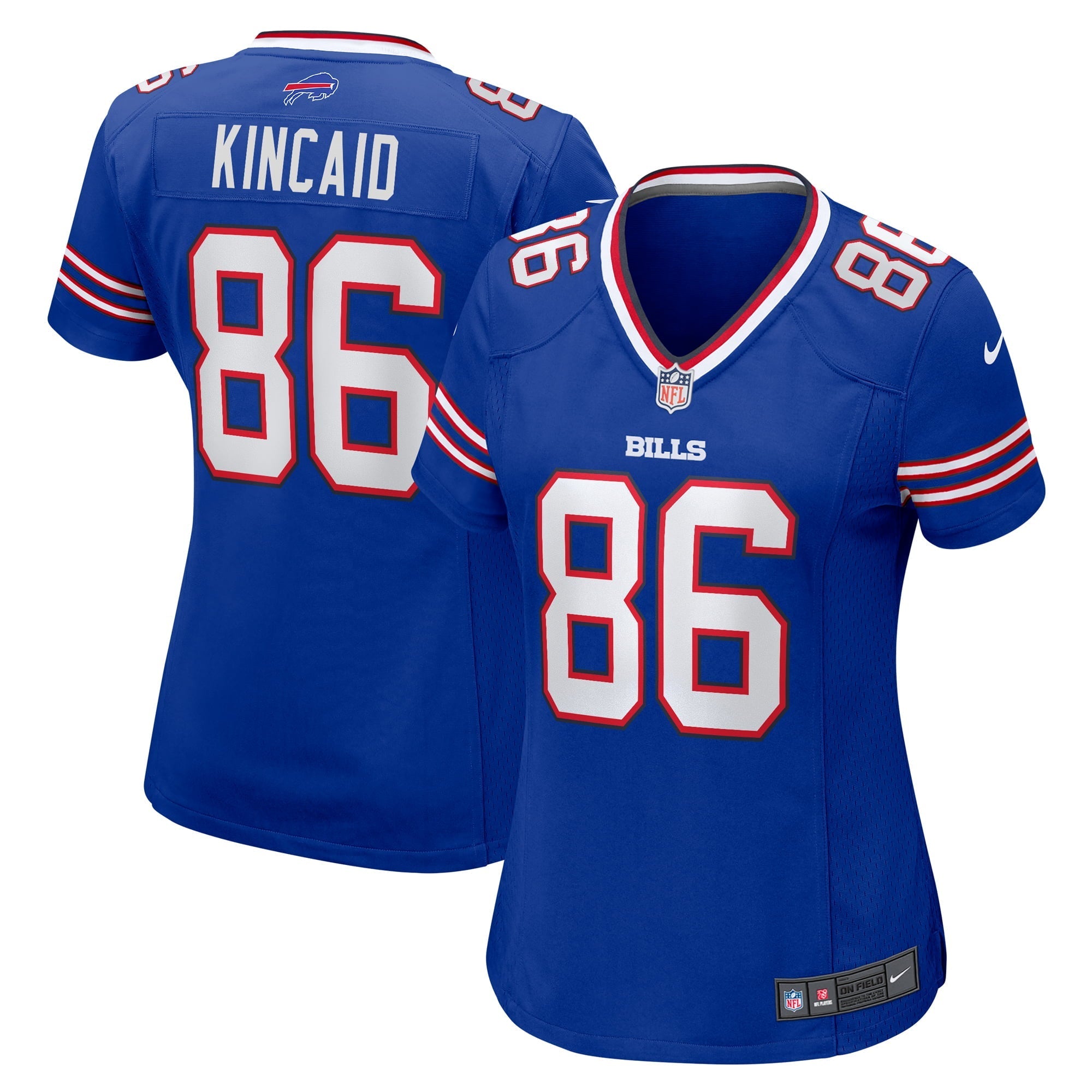 Women's Nike Dalton Kincaid Royal Buffalo Bills Home Game Jersey - vstockx