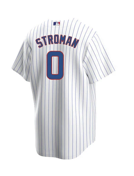 Men's Chicago Cubs Marcus Stroman White Home Premium Stitch Replica Jersey - vstockx