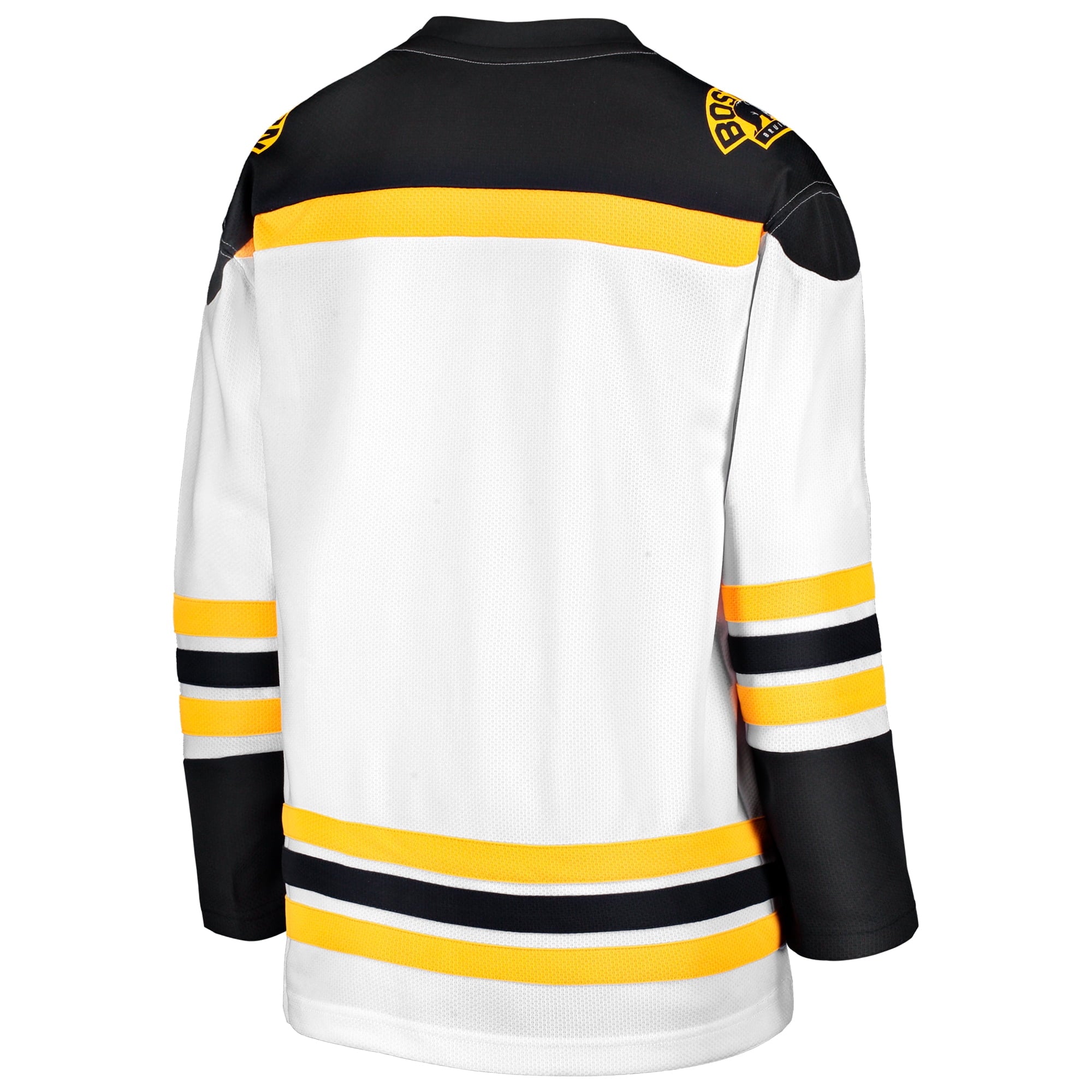 Youth Fanatics Branded White Boston Bruins Breakaway Replica Away Jersey - vstockx