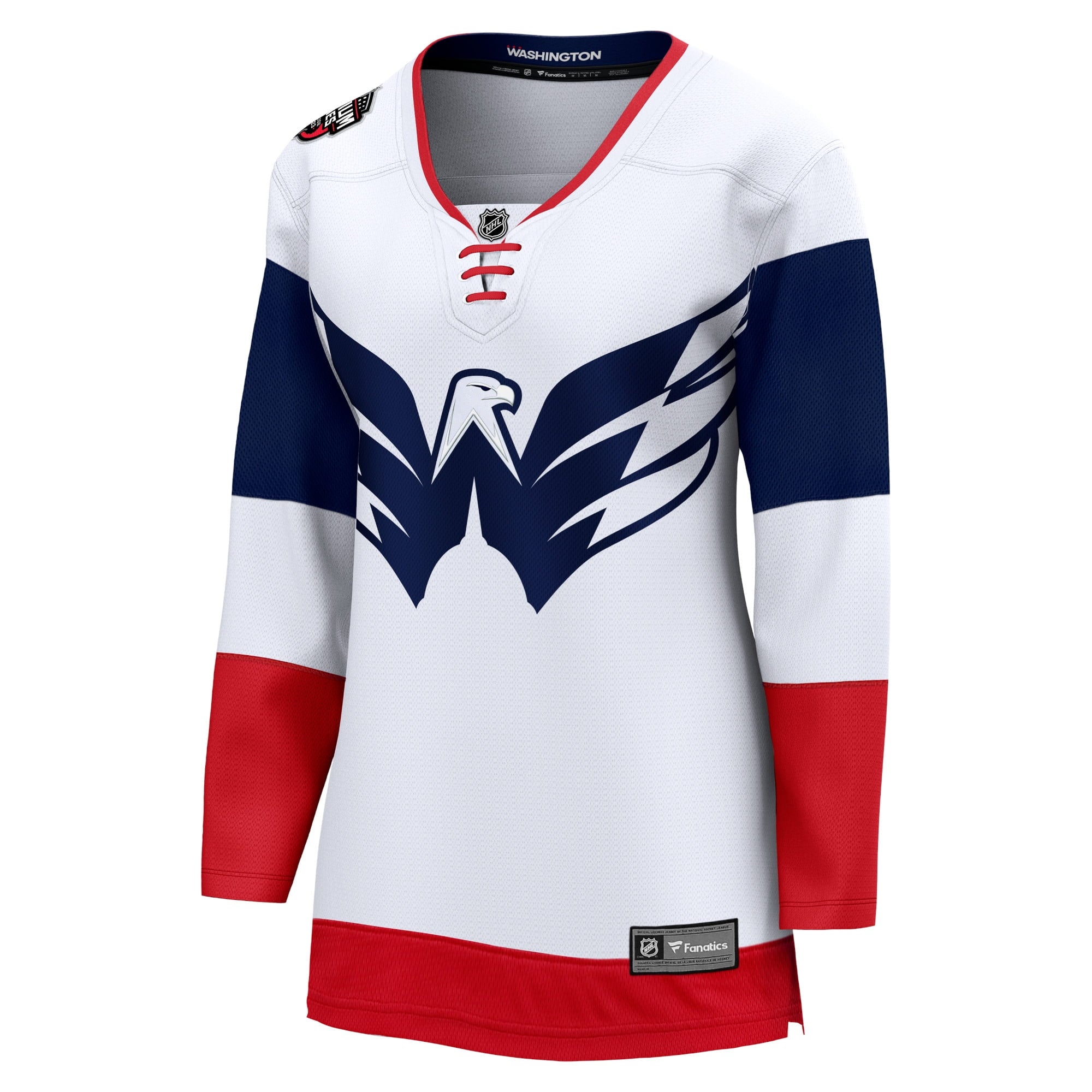Women's Fanatics Branded Tom Wilson White Washington Capitals 2023 NHL Stadium Series Breakaway Player Jersey - vstockx