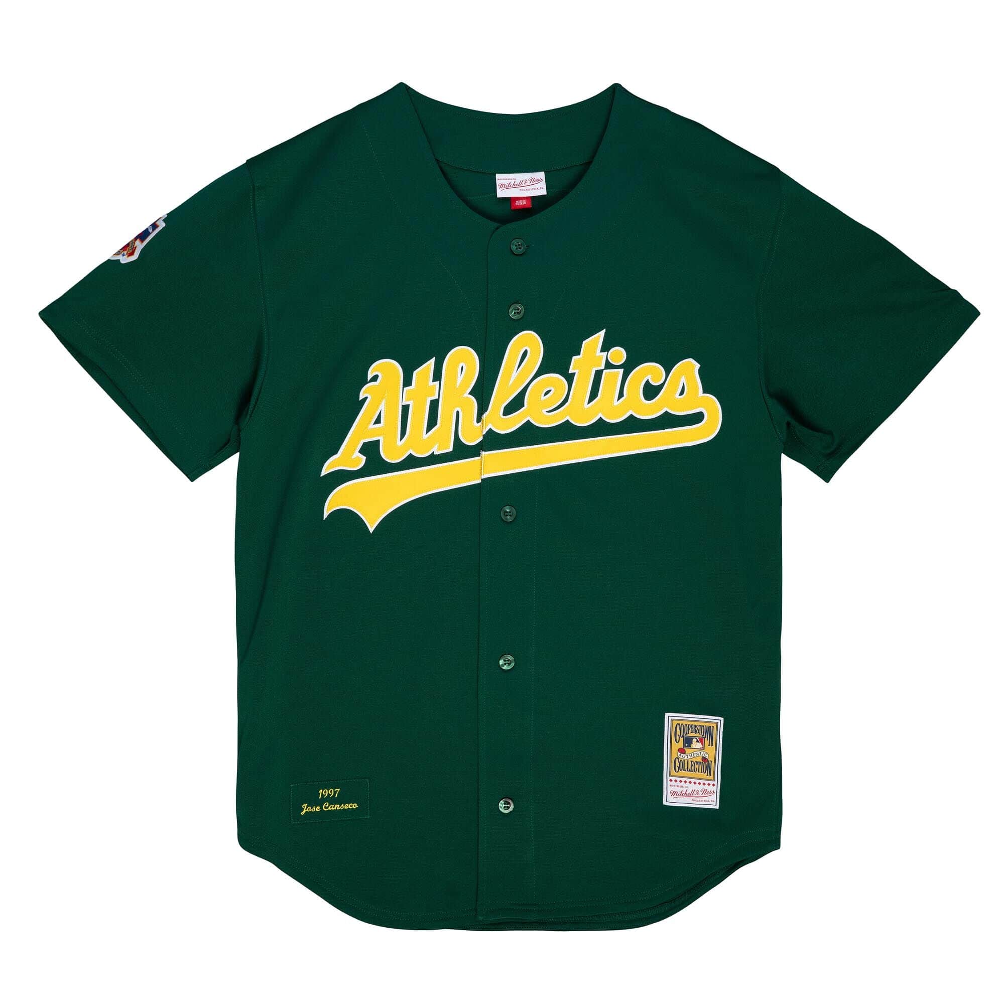 Authentic Jose Canseco Oakland Athletics 1997 Jersey - vstockx