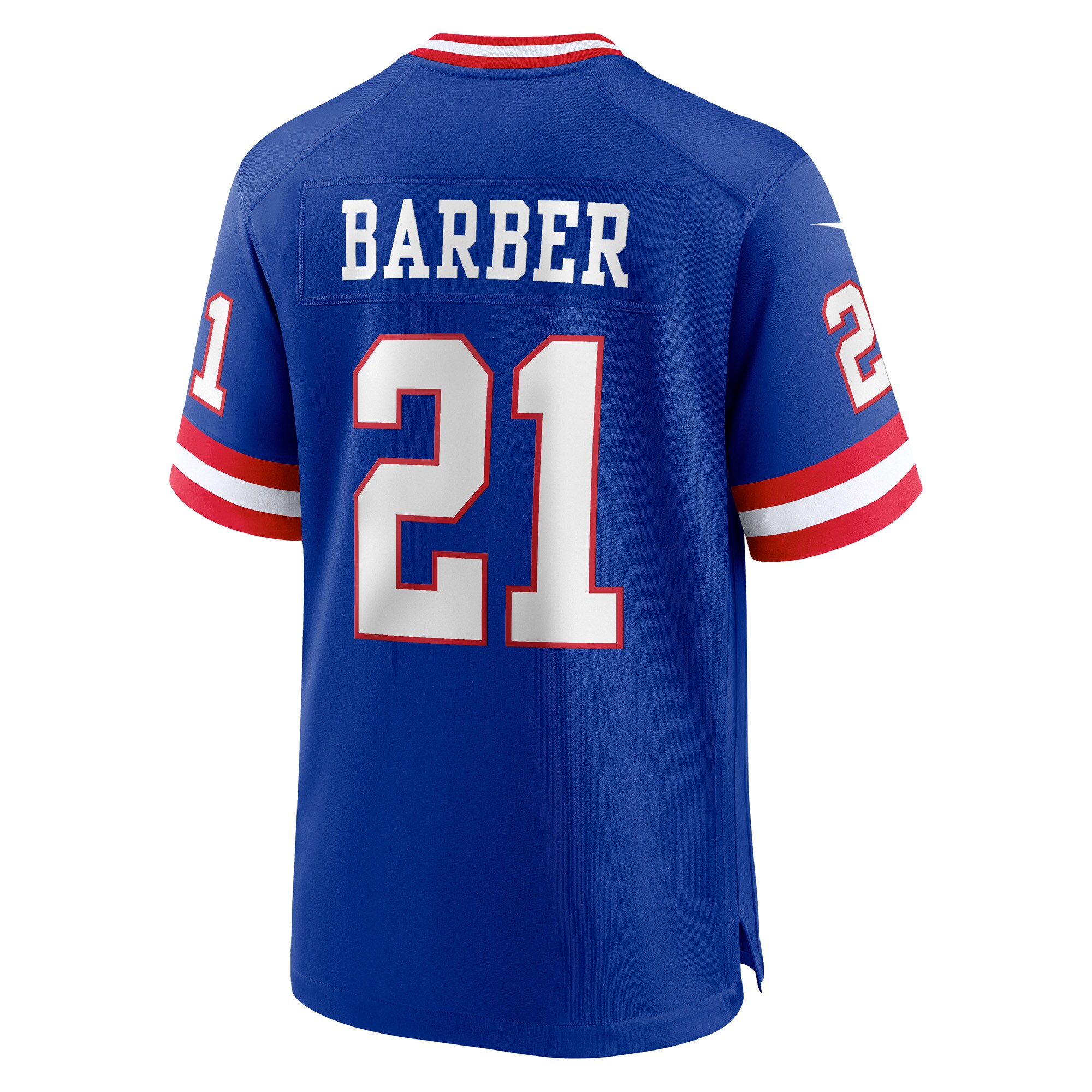 Tiki Barber New York Giants Nike Classic Retired Player Game Jersey - Royal - vstockx