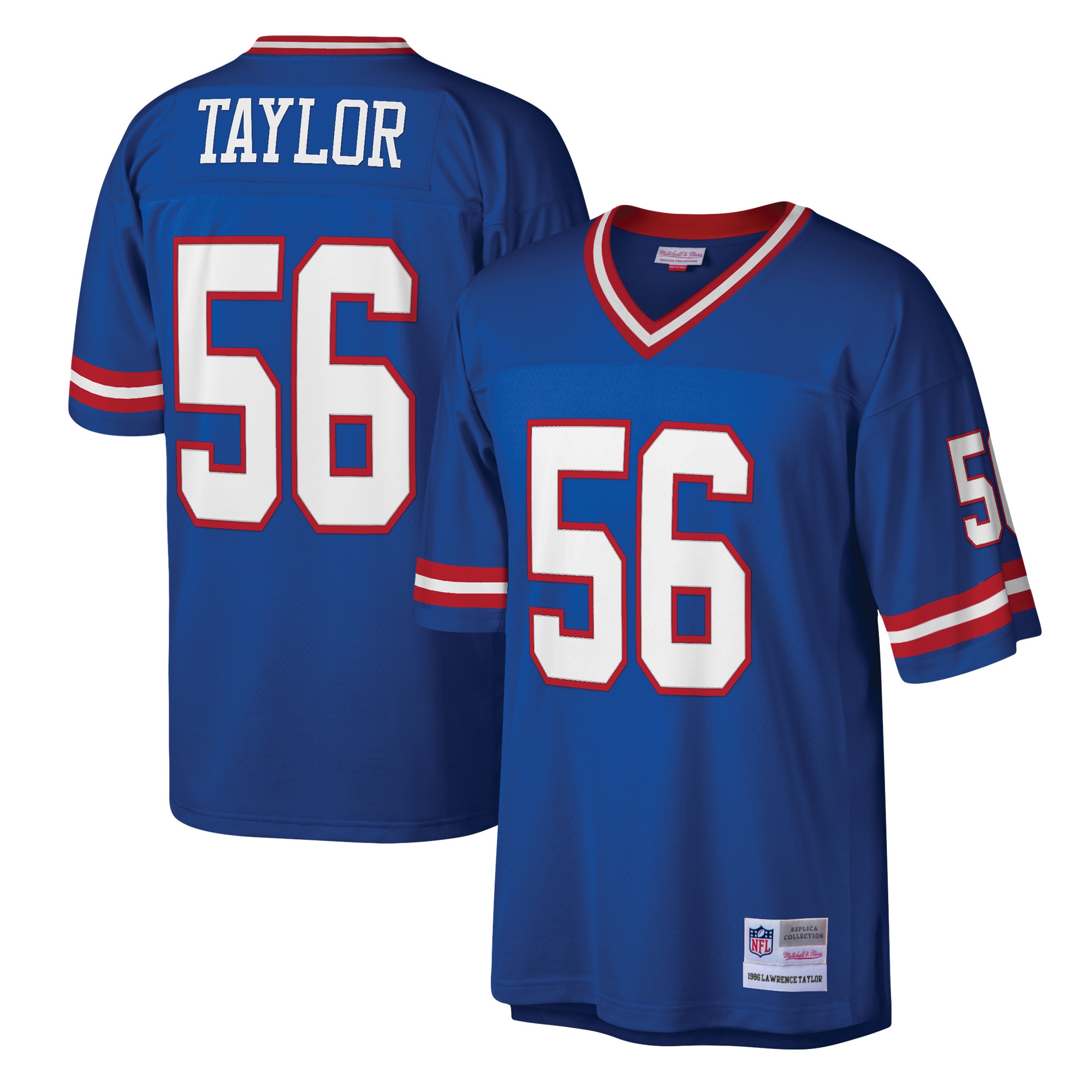 Lawrence Taylor New York Giants Mitchell & Ness Legacy Replica Jersey - Royal - vstockx